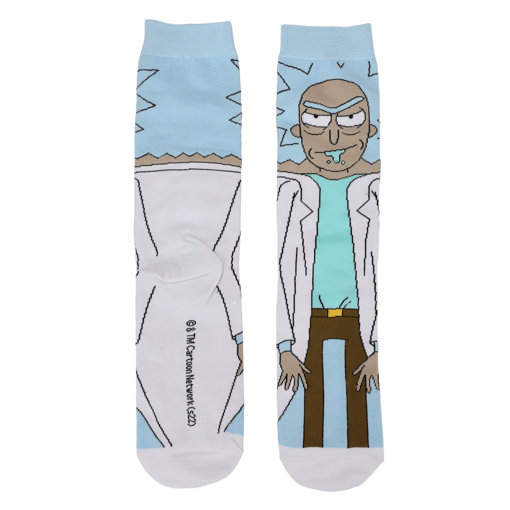 Rick & Morty Animigos Characters Men's 3-Pack Casual Crew Socks