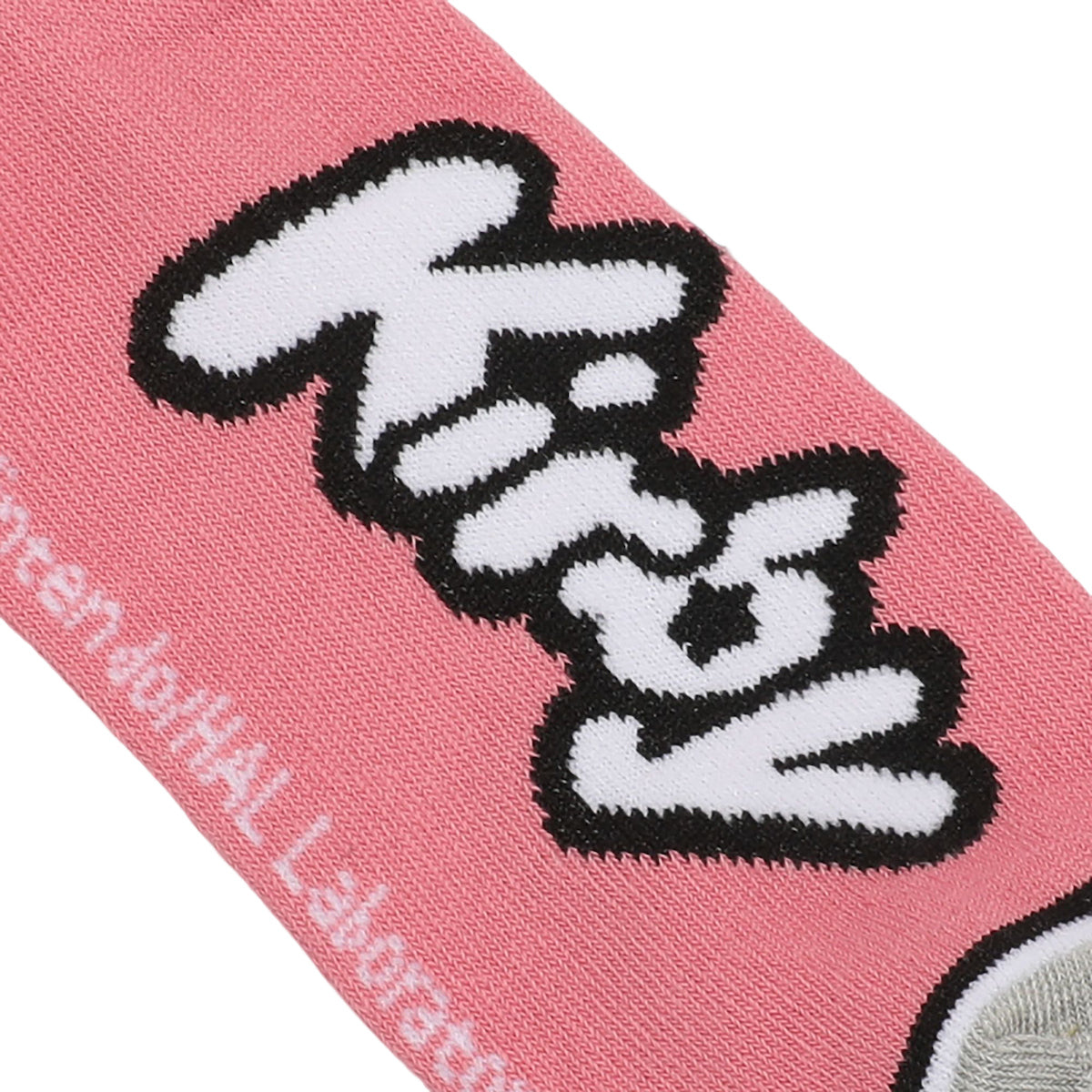 Kirby Big Face Pink Knit Casual Crew Socks