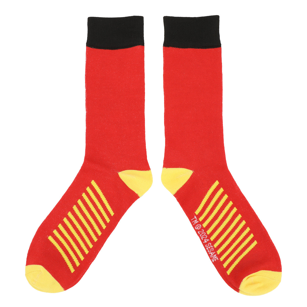 Sesame Street Pixelated Characters 5-Pack of Adult Casual Crew Socks