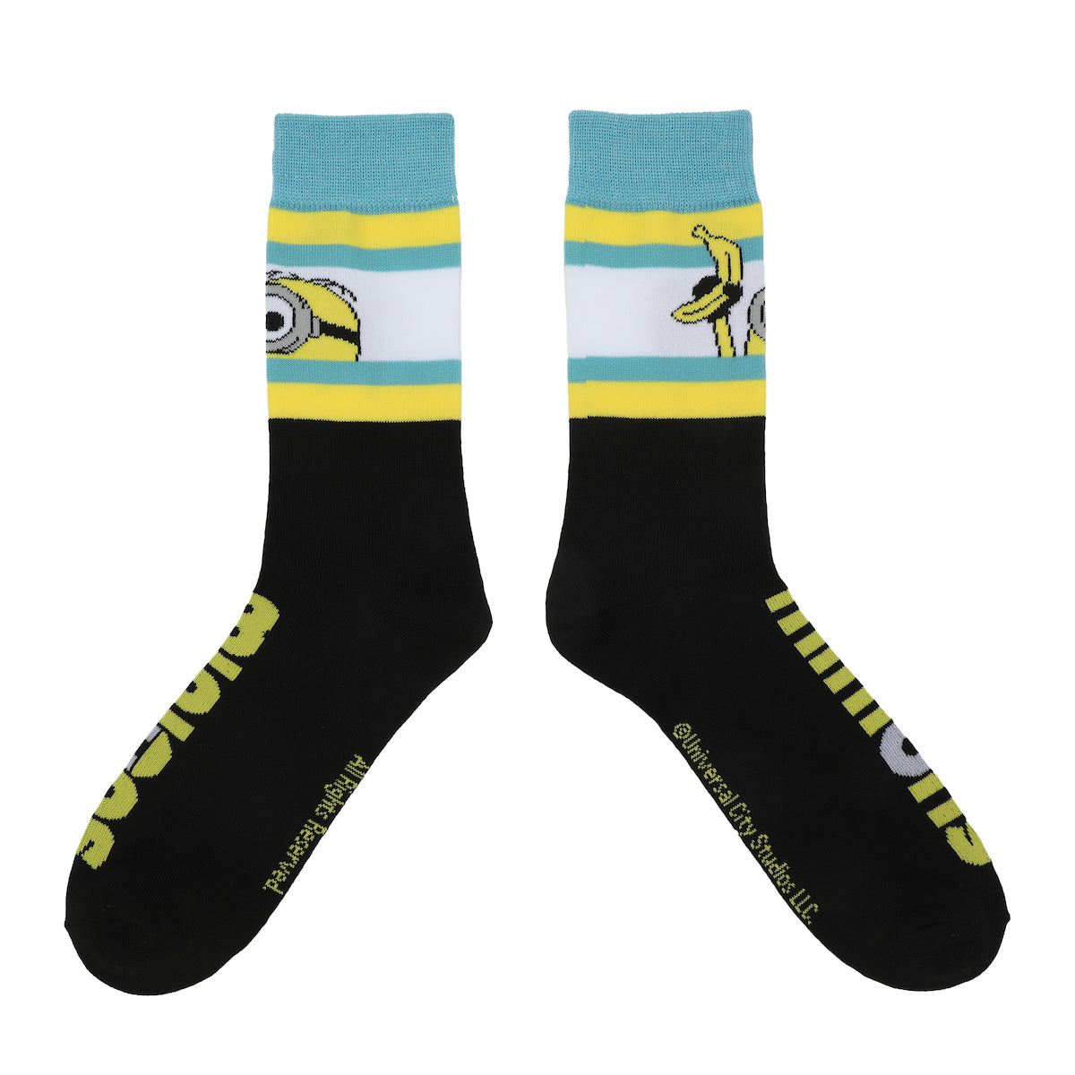 Minions Adult Crew Socks 5-Pack - Mischievous Fun For Your Feet!