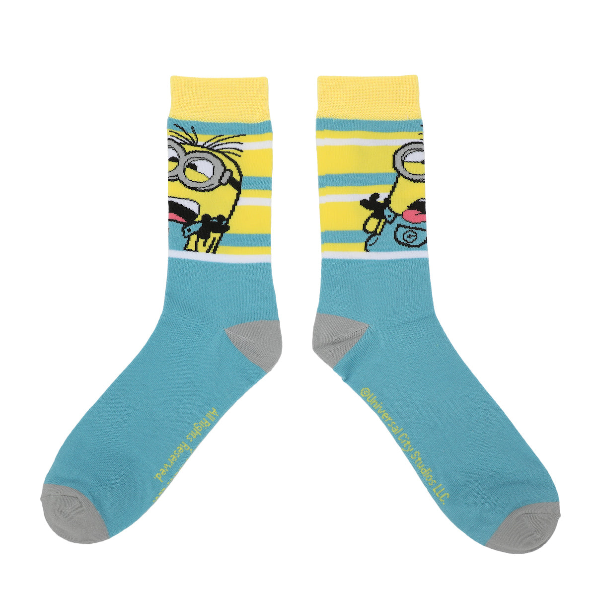 Minions Adult Crew Socks 5-Pack - Mischievous Fun For Your Feet!