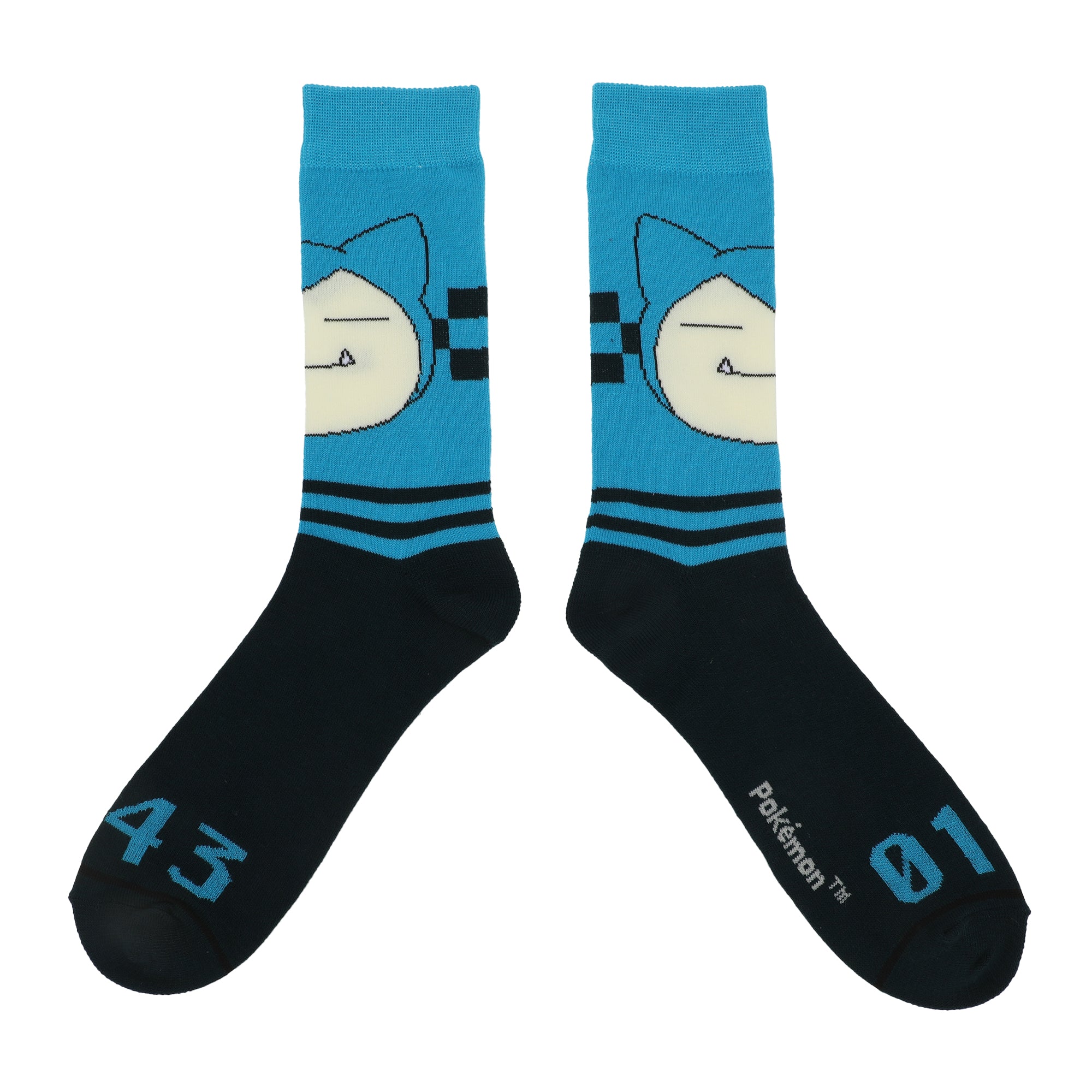 Pokemon Faces With Pokedex Numbers Men's 5-Pair Casual Crew Socks
