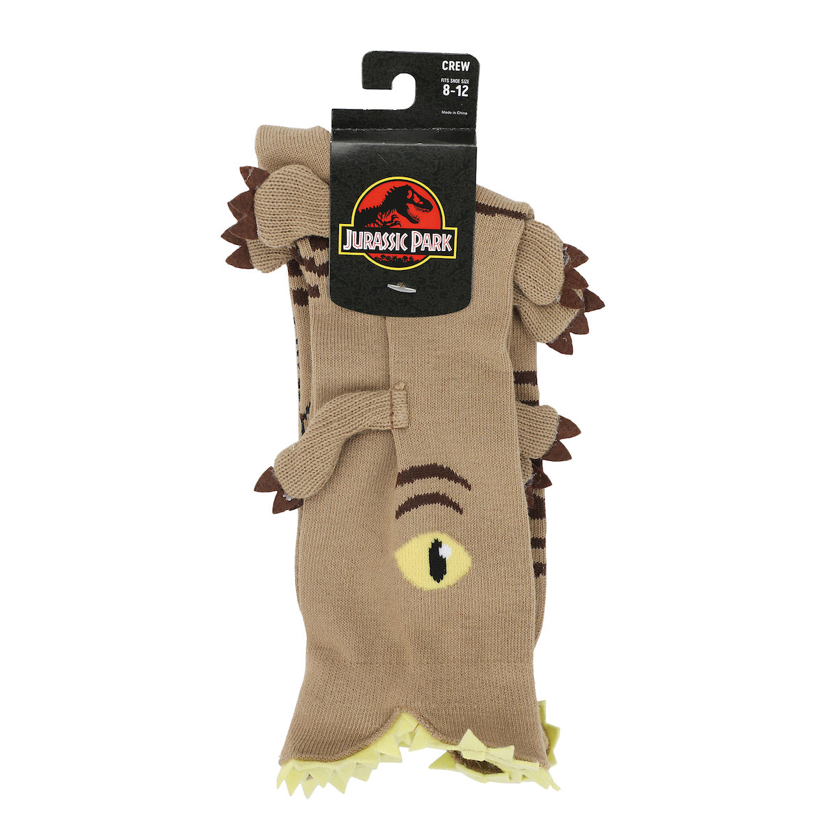 Jurassic Park and Stranger Things Adult Casual Crew Socks
