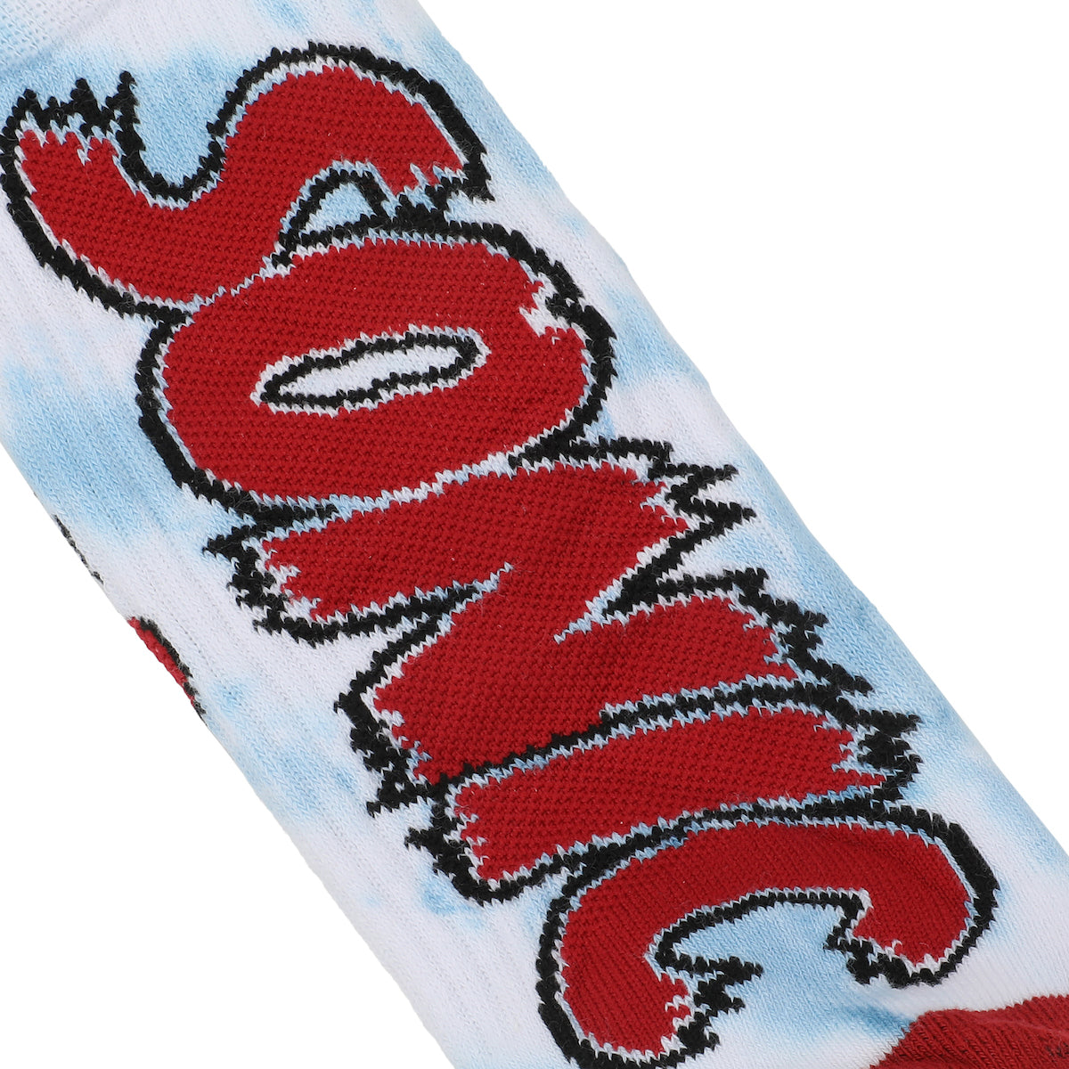 Sonic The Hedgehog I'm Outta Here Adult Tie-Dye Athletic Crew Socks