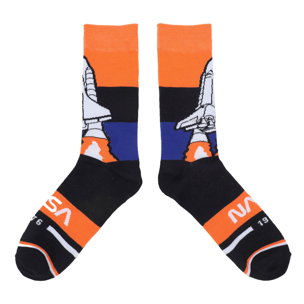 Nasa Astronauts Adult 5-Pair Casual Crew Socks