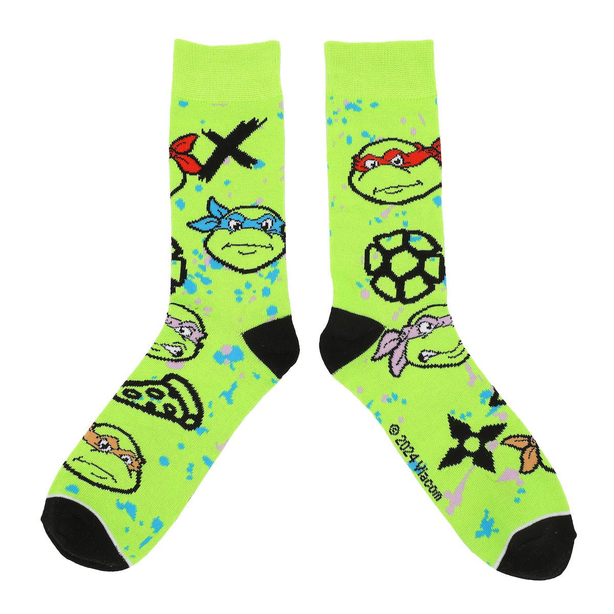 Teenage Mutant Ninja Turtles Characters 5-Pack of Adult Casual Crew Socks