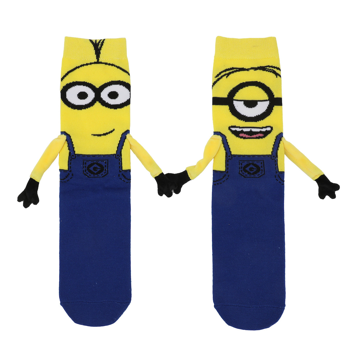 Minions 3D Character Adult Casual Crew Socks