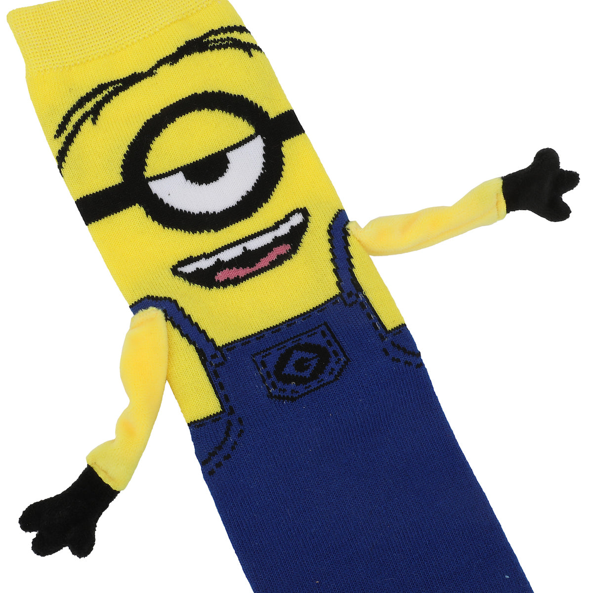 Minions 3D Character Adult Casual Crew Socks