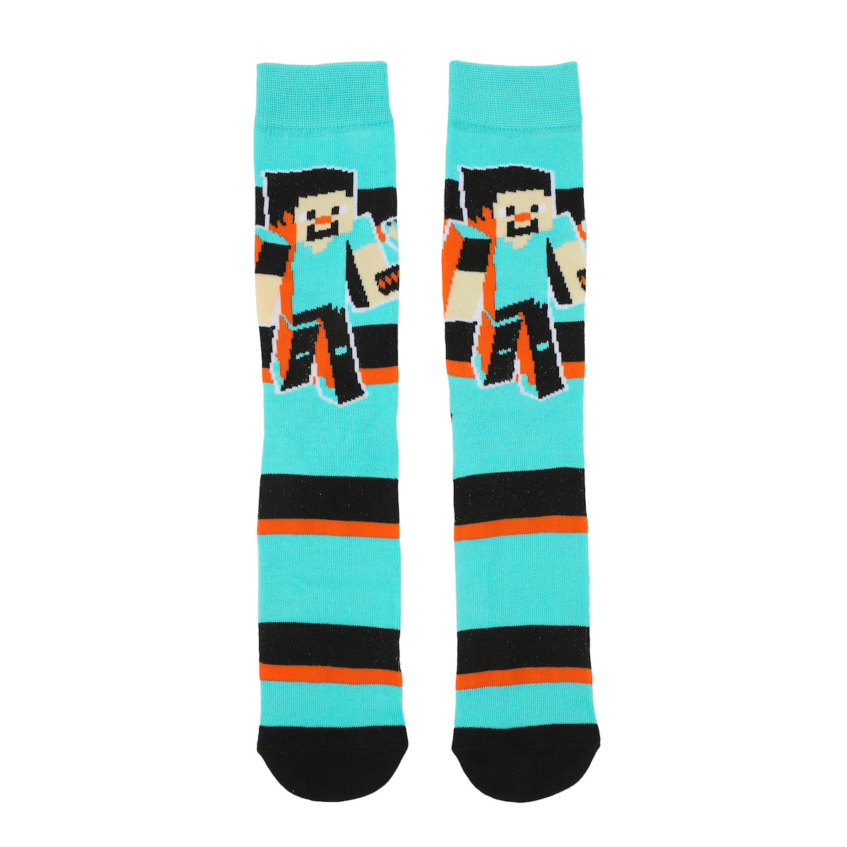 Minecraft Characters & Icons Adult 3-Pair Casual Crew Socks