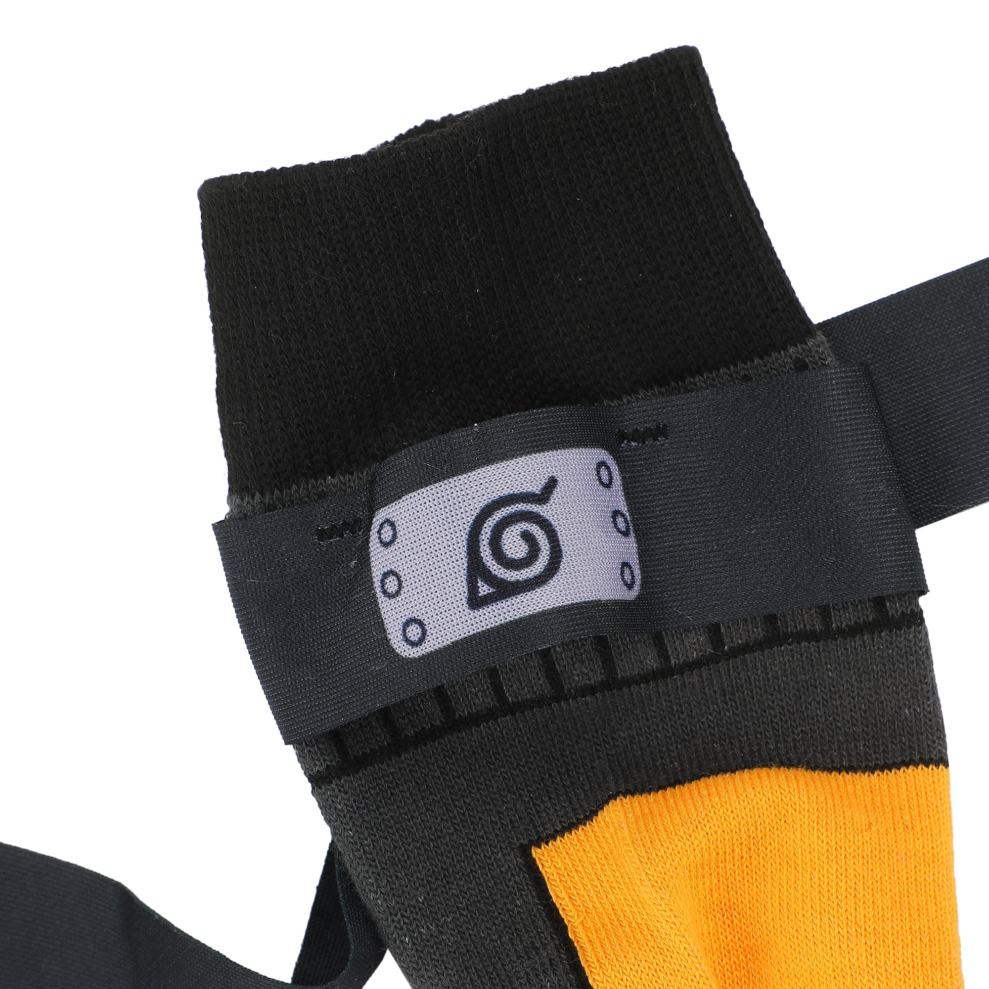 Naruto Shippuden Naruto Outfit Men's Casual Crew Socks With Attached Novelty Headbands