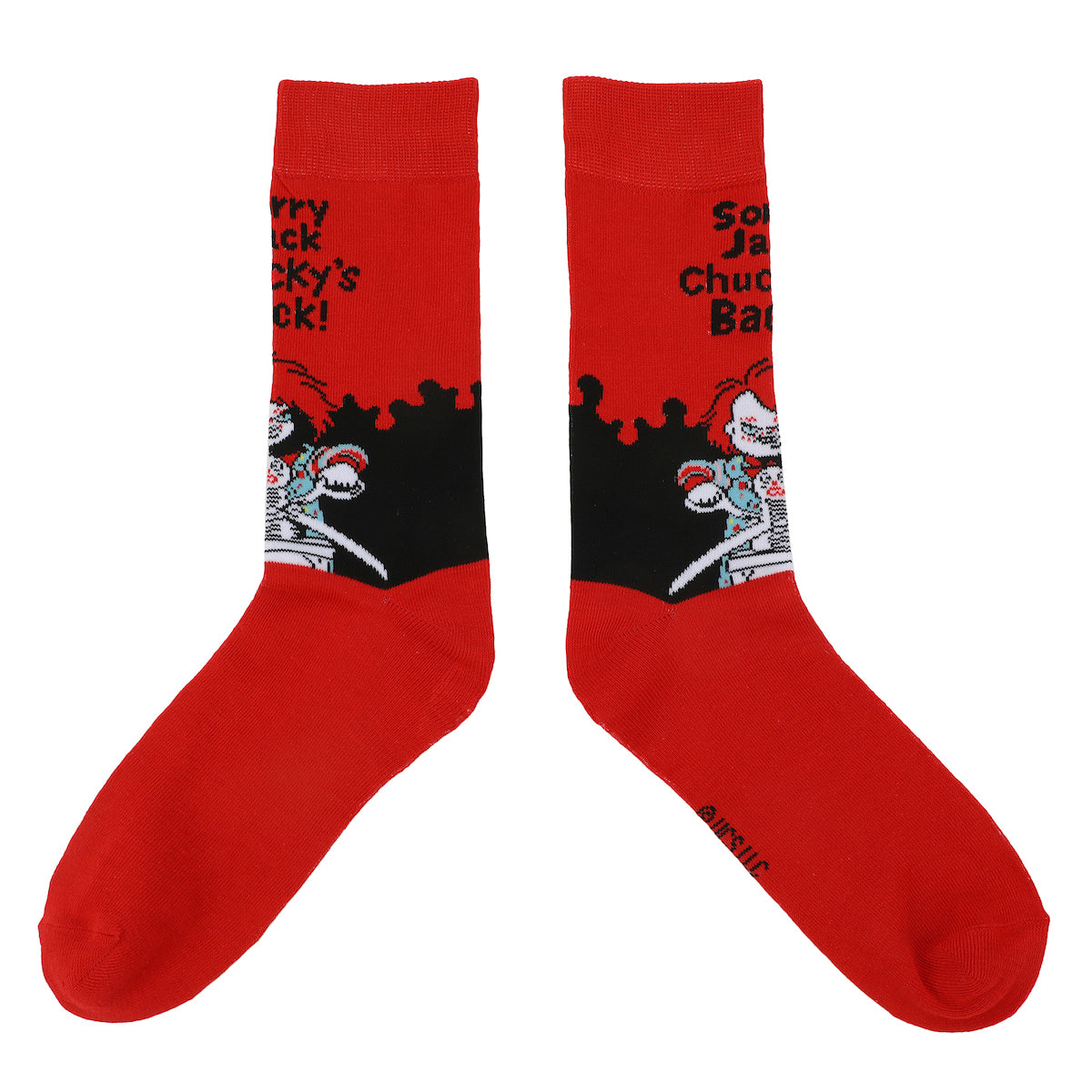 Chucky Character Art Adult 5-Pair Casual Crew Socks