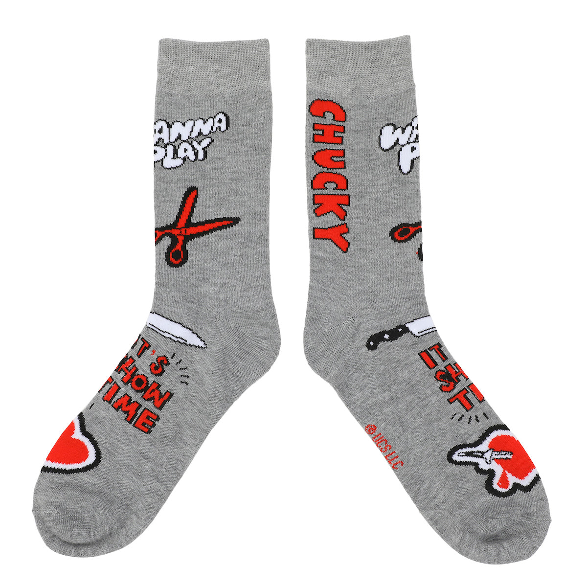 Chucky Character Art Adult 5-Pair Casual Crew Socks