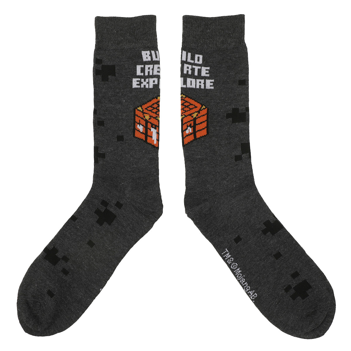 Minecraft Characters & Icons Adult 5-Pair Crew Socks