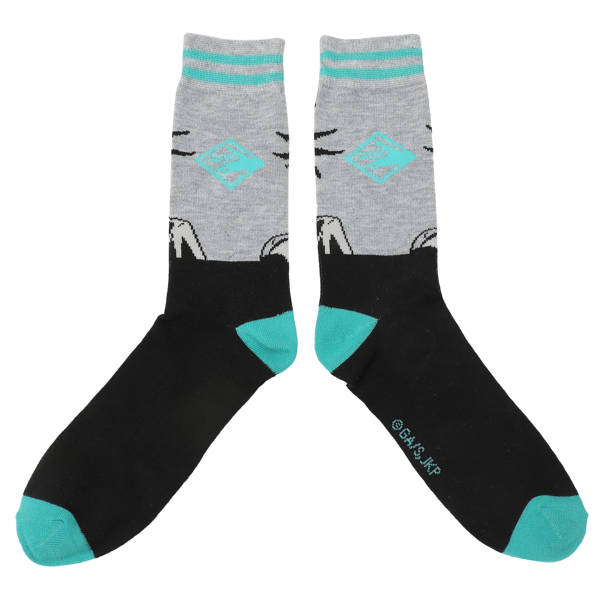 Jujutsu Kaisen Character Art Adult 5-Pair Casual Crew Socks-OSFA