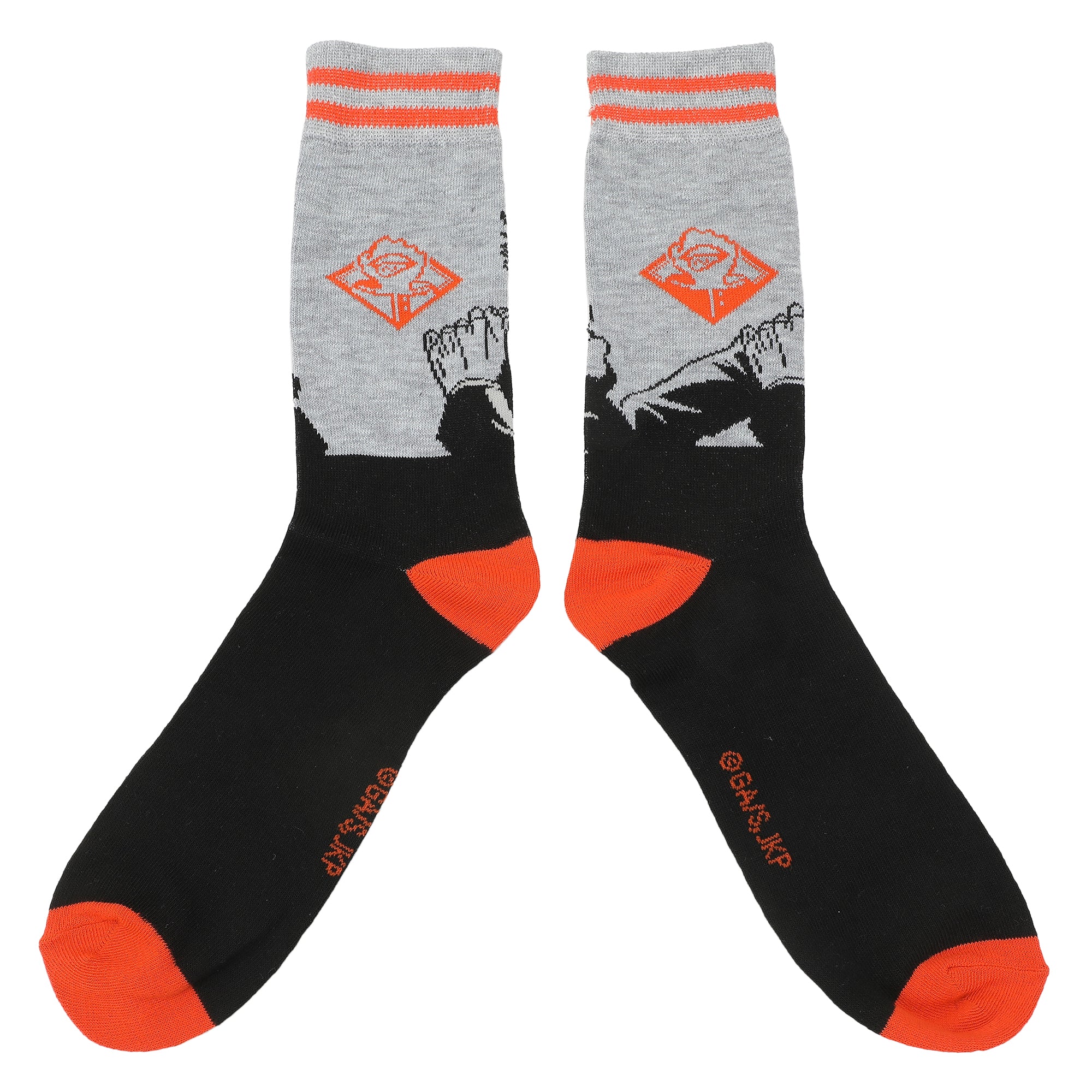 Jujutsu Kaisen Character Art Adult 5-Pair Casual Crew Socks-OSFA