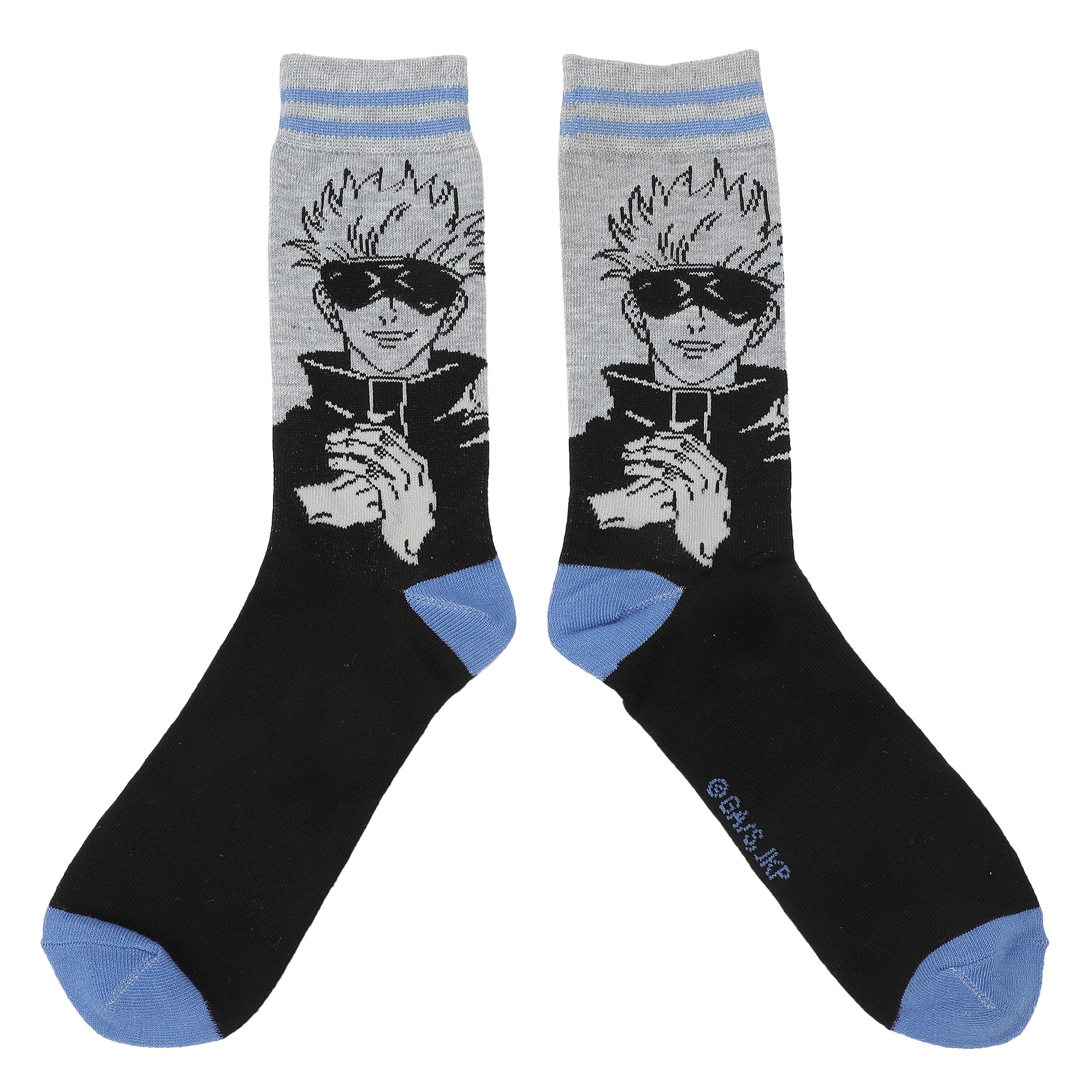 Jujutsu Kaisen Character Art Adult 5-Pair Casual Crew Socks-OSFA