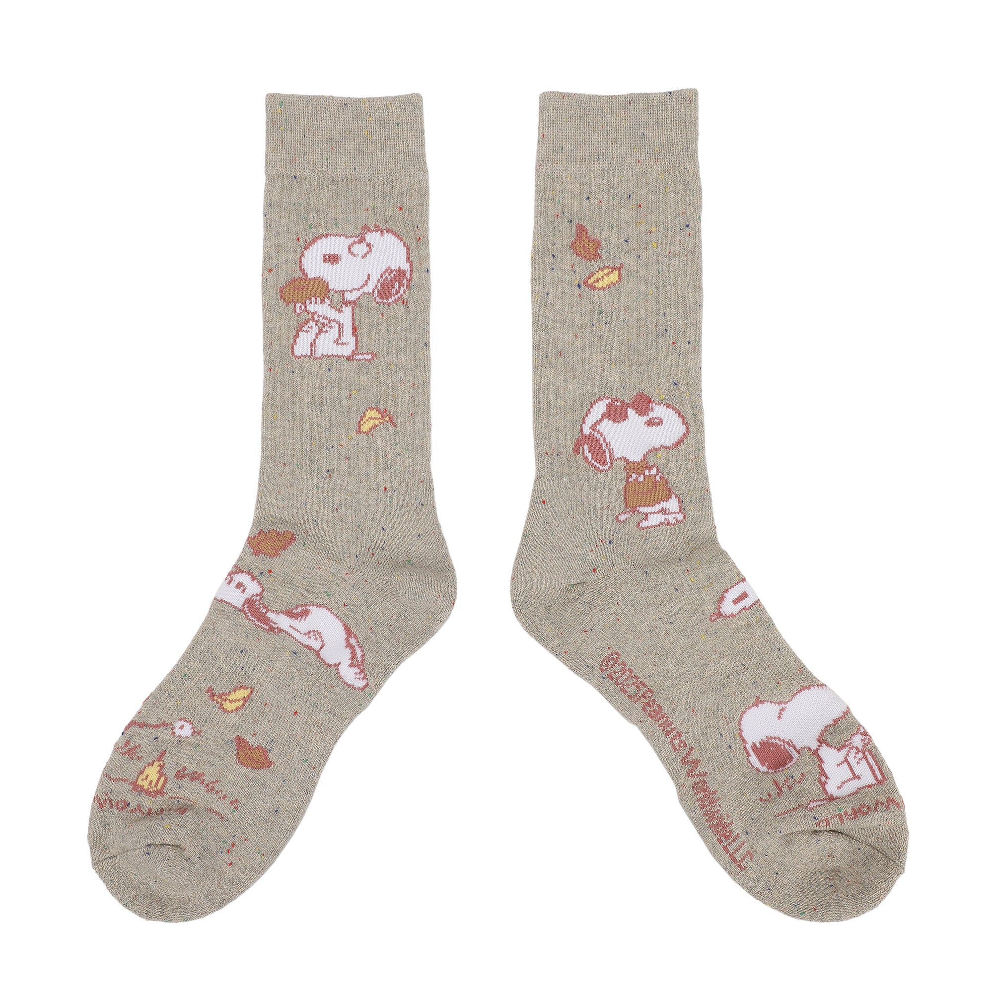 Peanuts In My Own World Mens Athletic Crew Socks