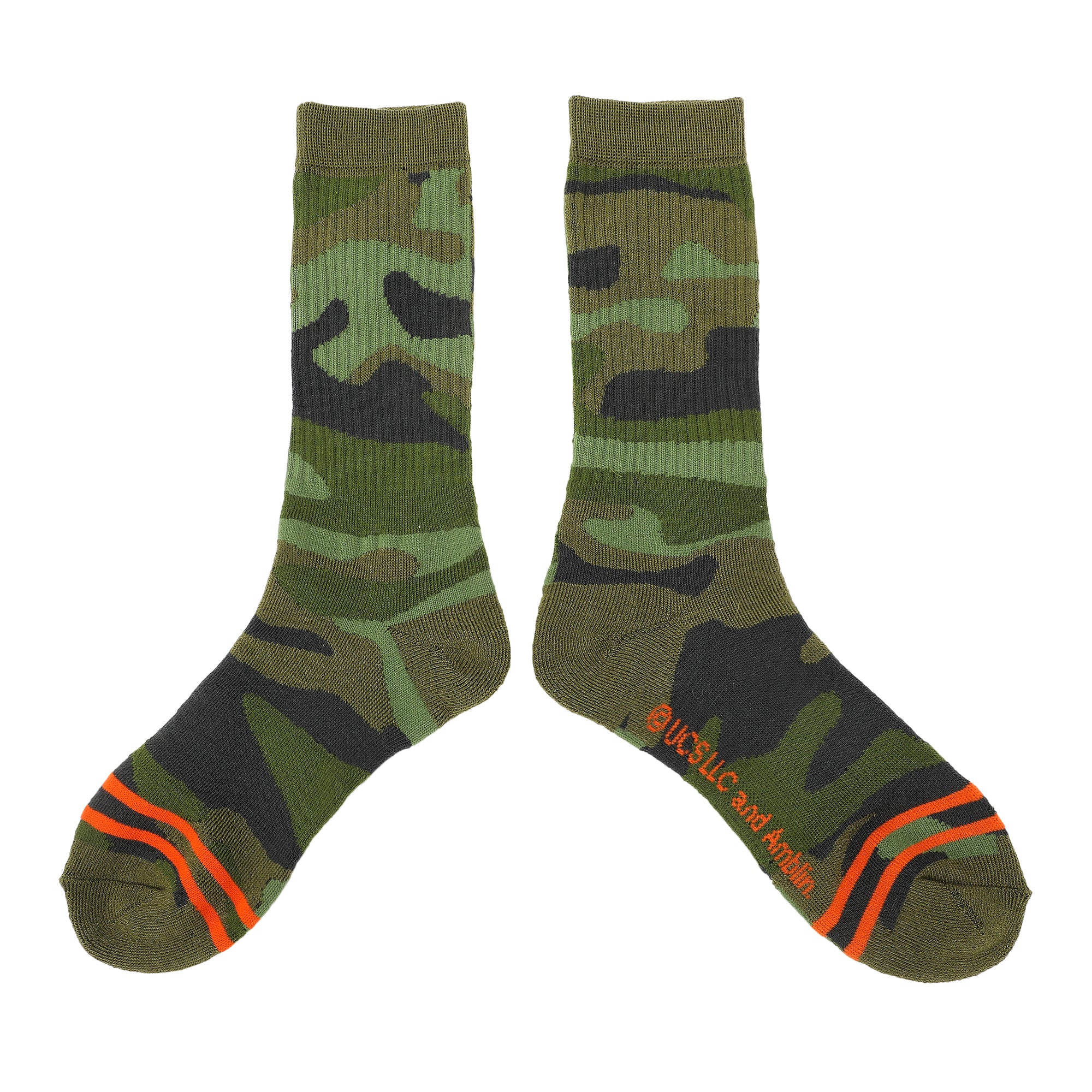 Jurassic Park Camo Dinosaur Men's Athletic Crew Socks