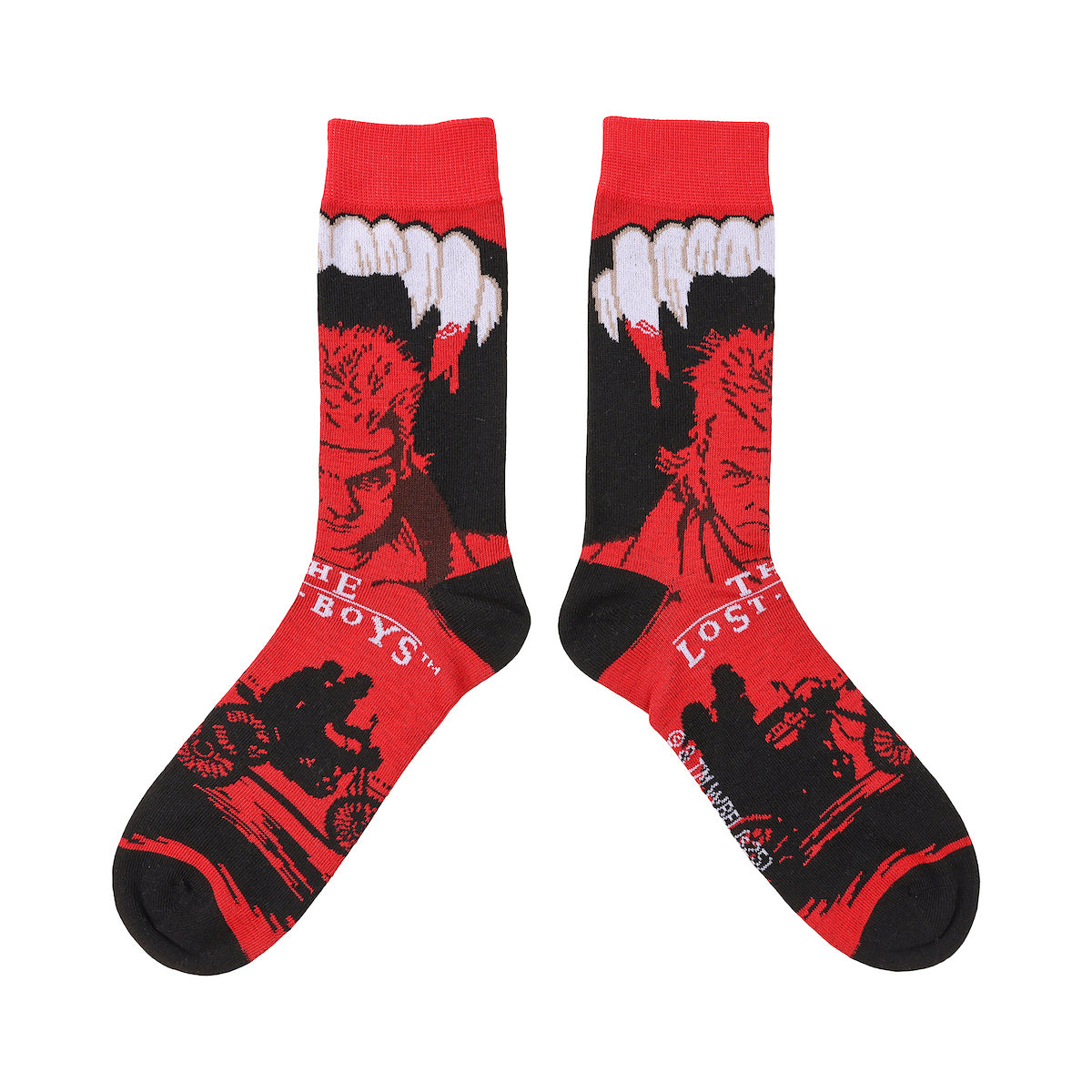 WB Multi Horror Jason Mask It Penny Wise Exorcist Lost Boys With Vampire Teeth It 2 Pennywise Spider 5-Pack Casual Crew Socks