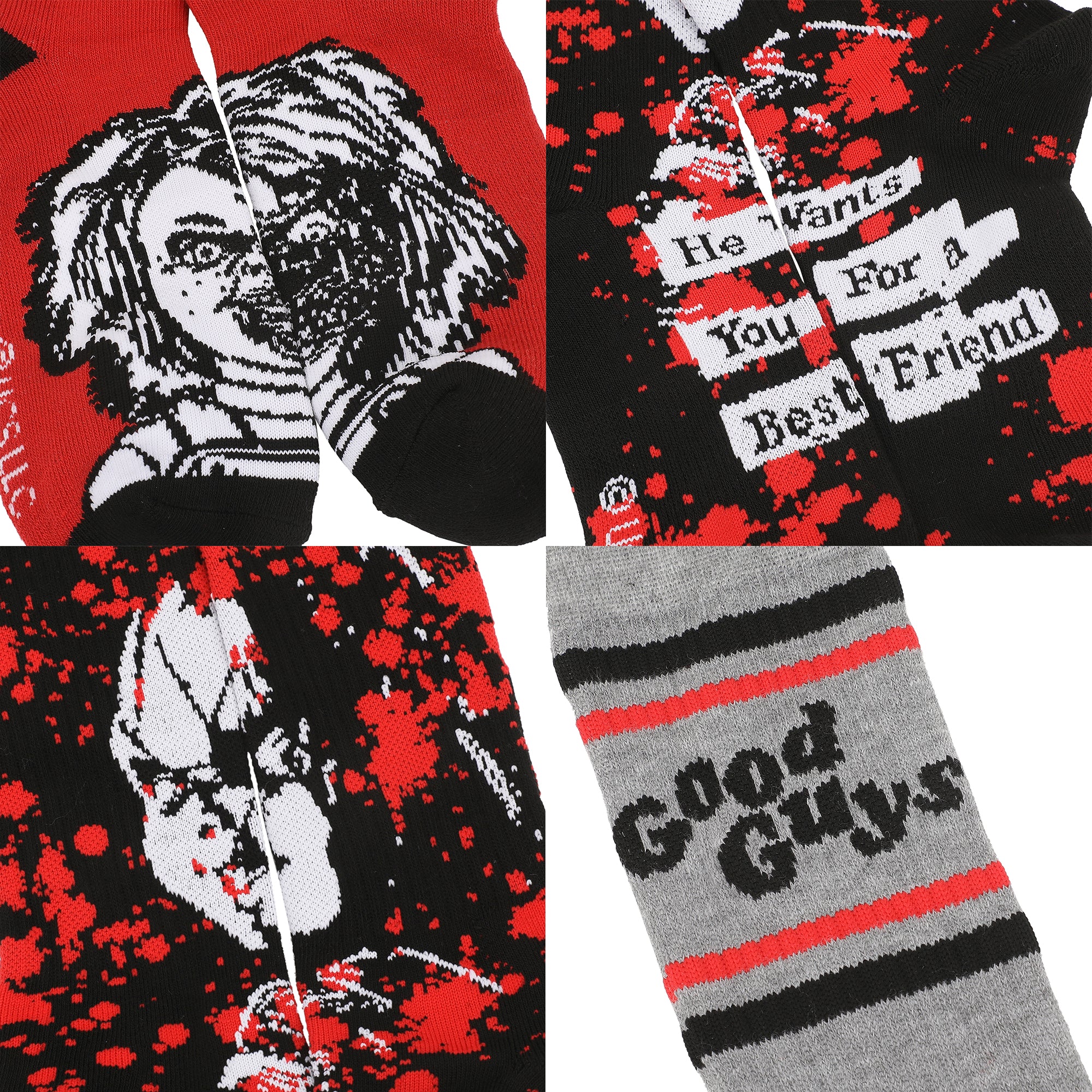Chucky Good Guys Mens Athletic Crew 3 Pack
