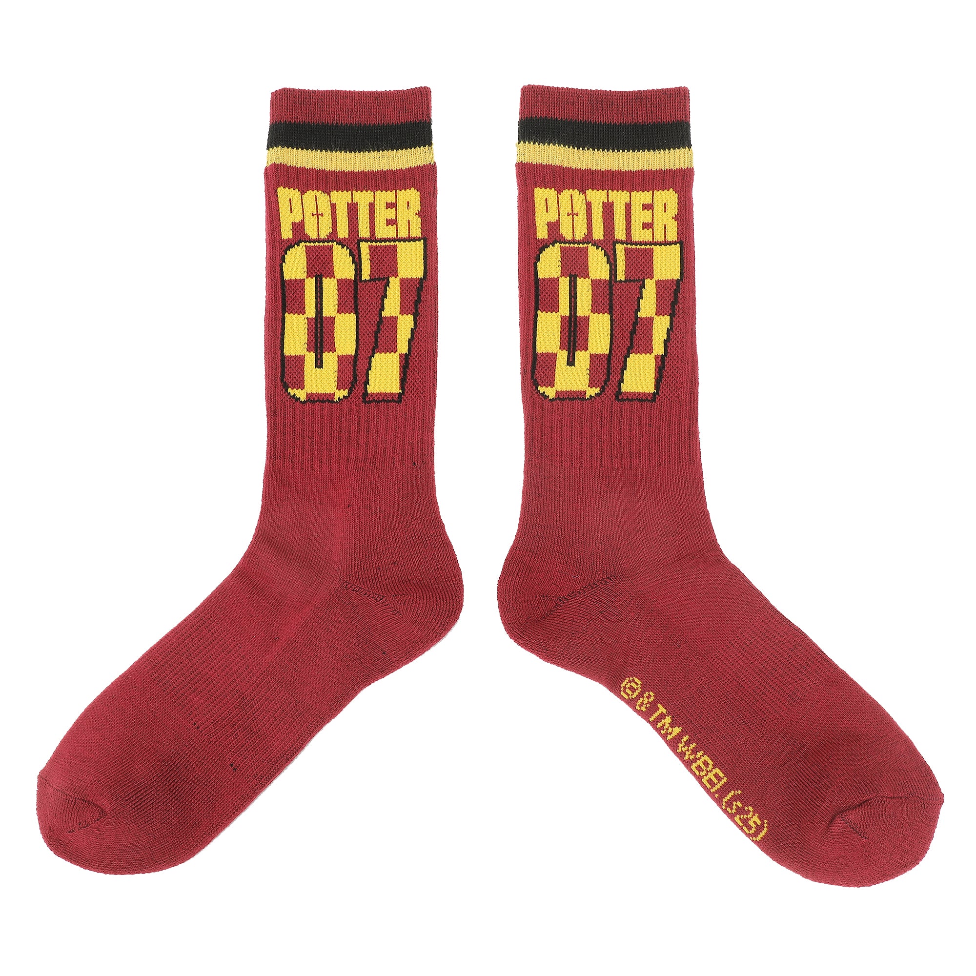 Harry Potter Quidditch Men's 3-Pair Pack Athletic Crew Socks