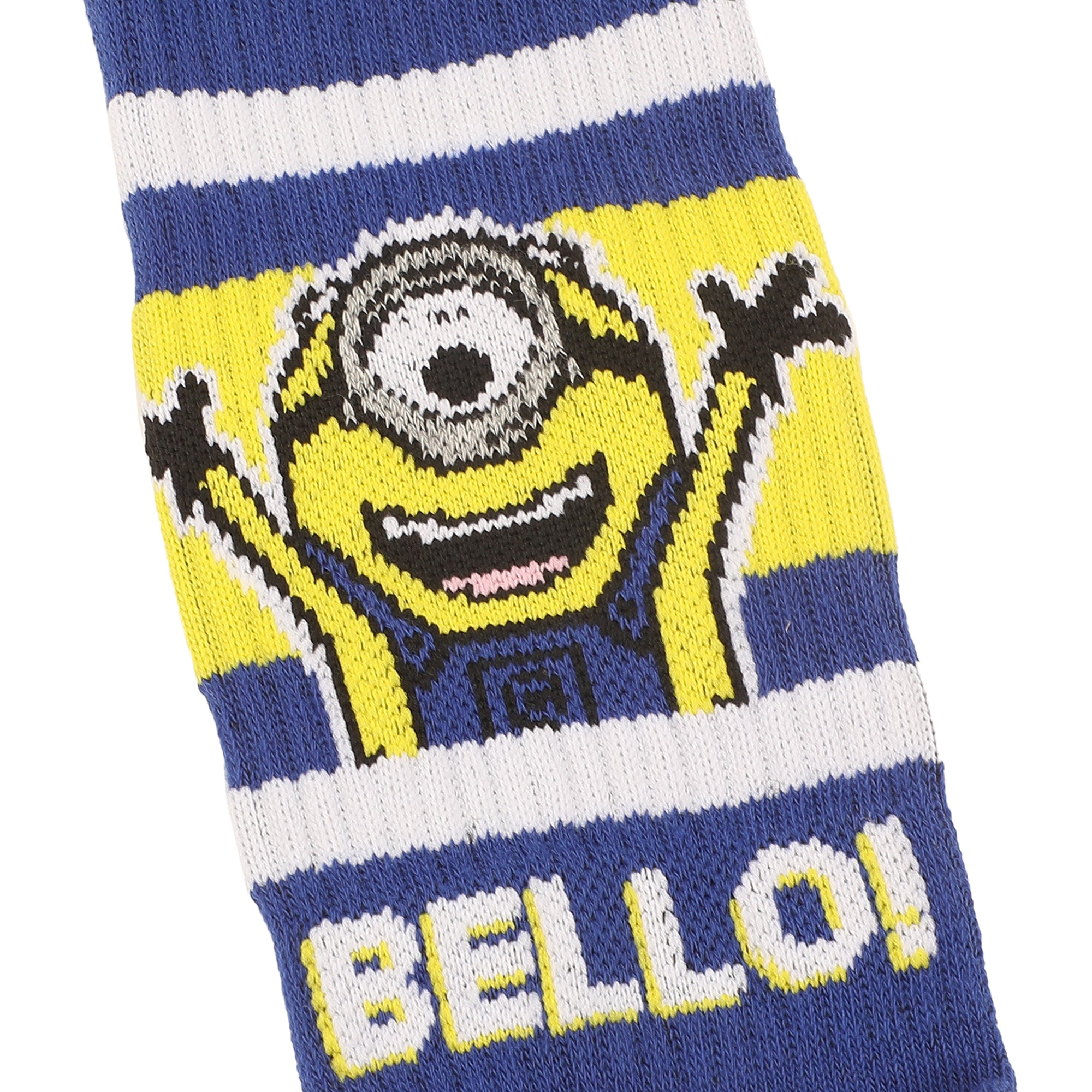Minions Minion Bello Mens Athletic Crew Socks