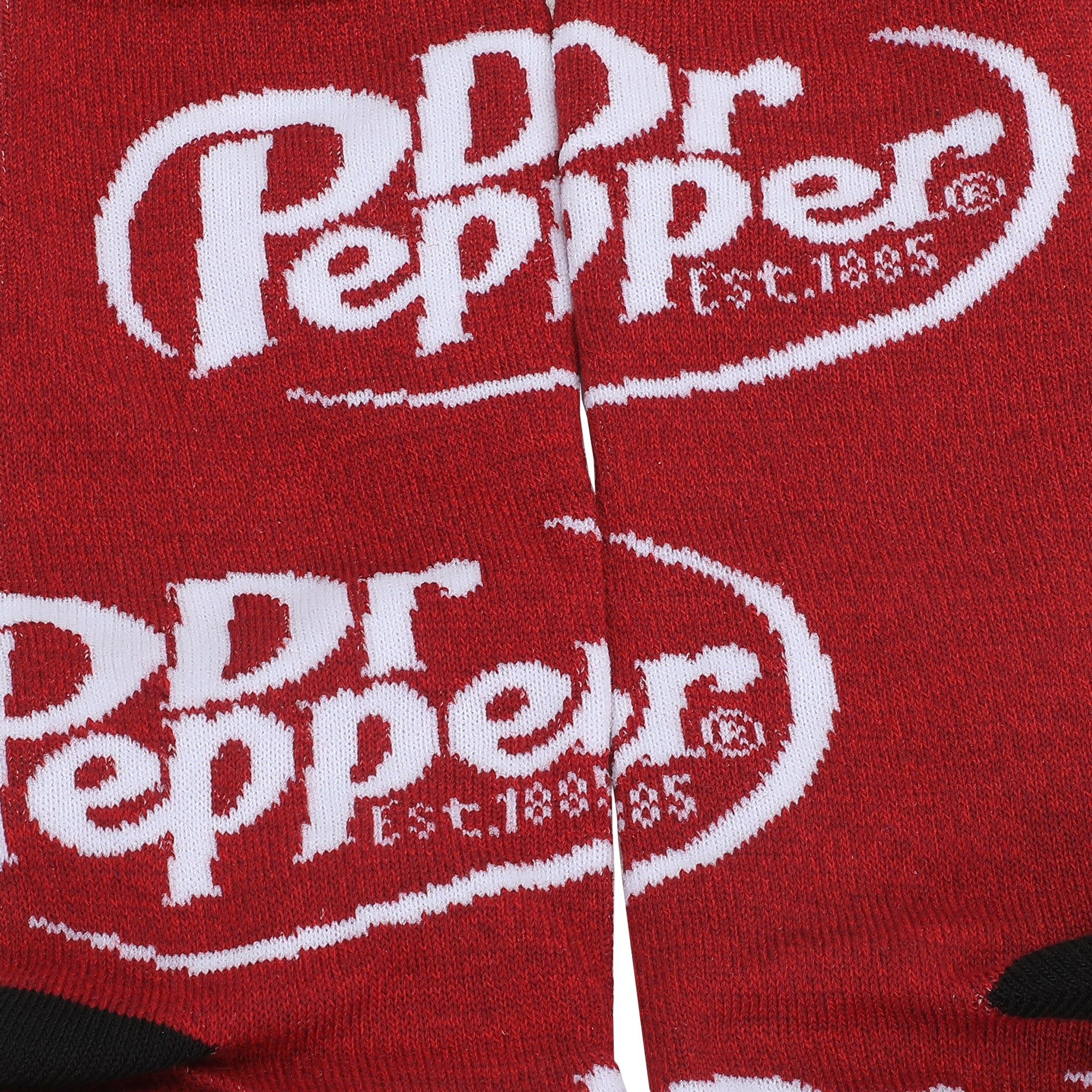 Dr Pepper Variety Logos Men’s 5-Pair Pack Casual Crew Socks