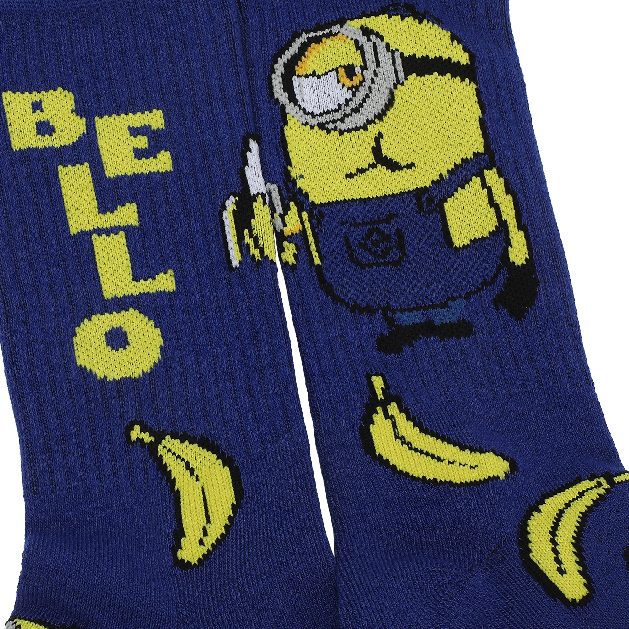Minions Favorite Characters Men's Athletic Crew Socks (Pack of 3)