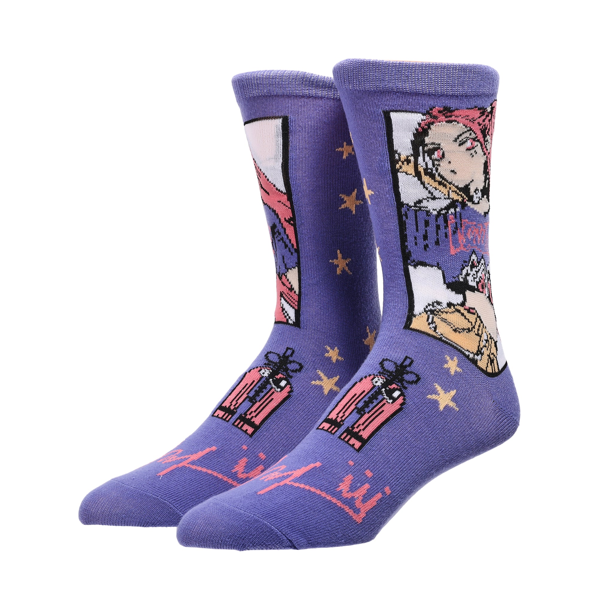 KPop Demon Hunters Hunter/X & Derpy 5-Pair Pack Casual Crew Socks