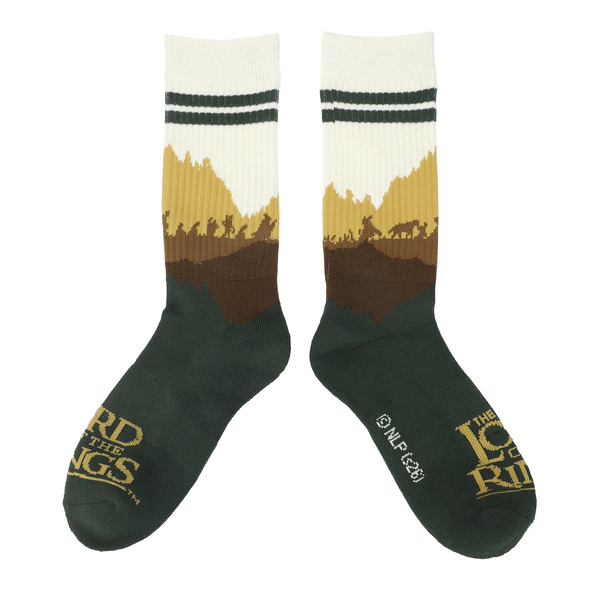 Lord of the Rings Classic Title Art Men's Athletic Crew Socks