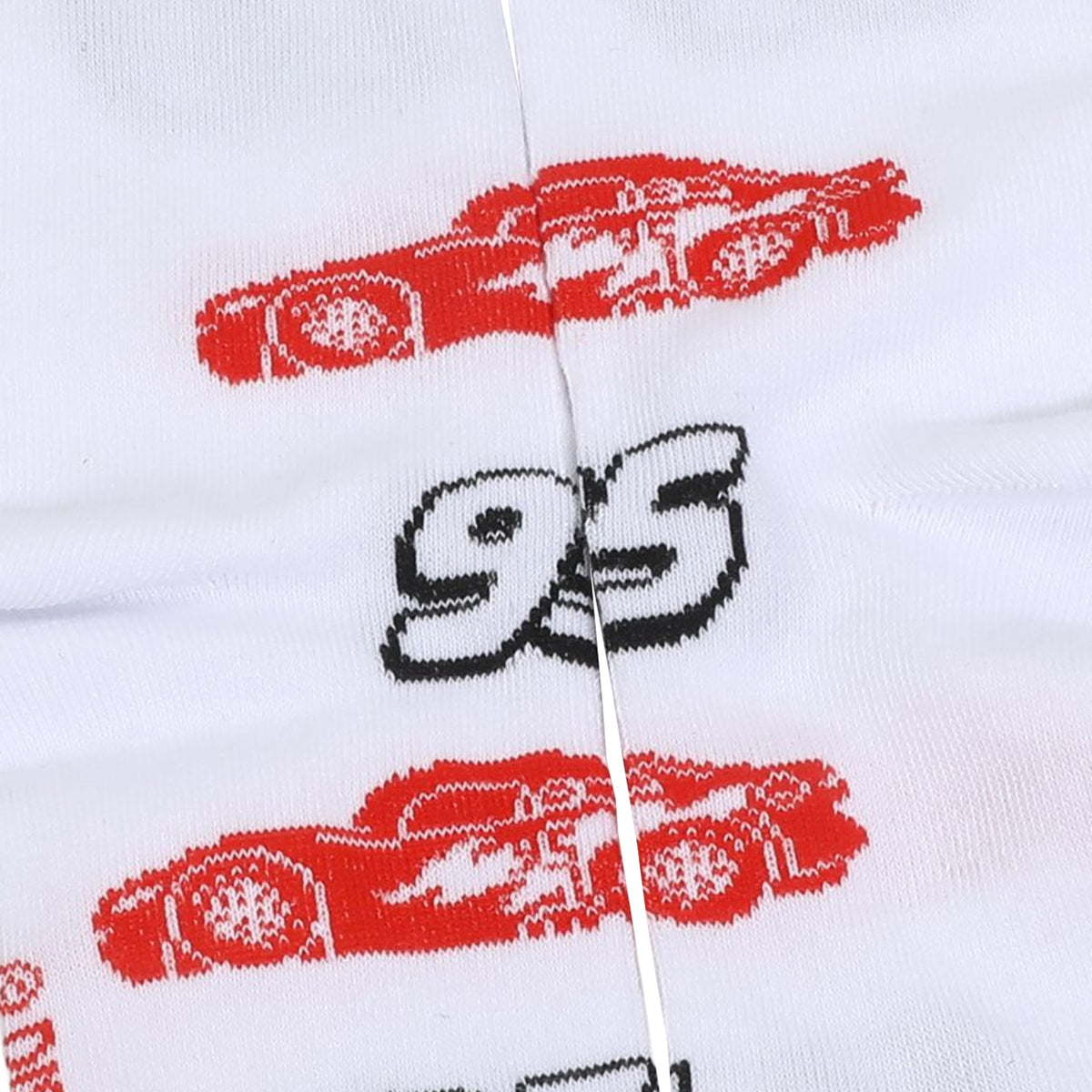 Cars Lightning McQueen Crew Sock for Adult Men