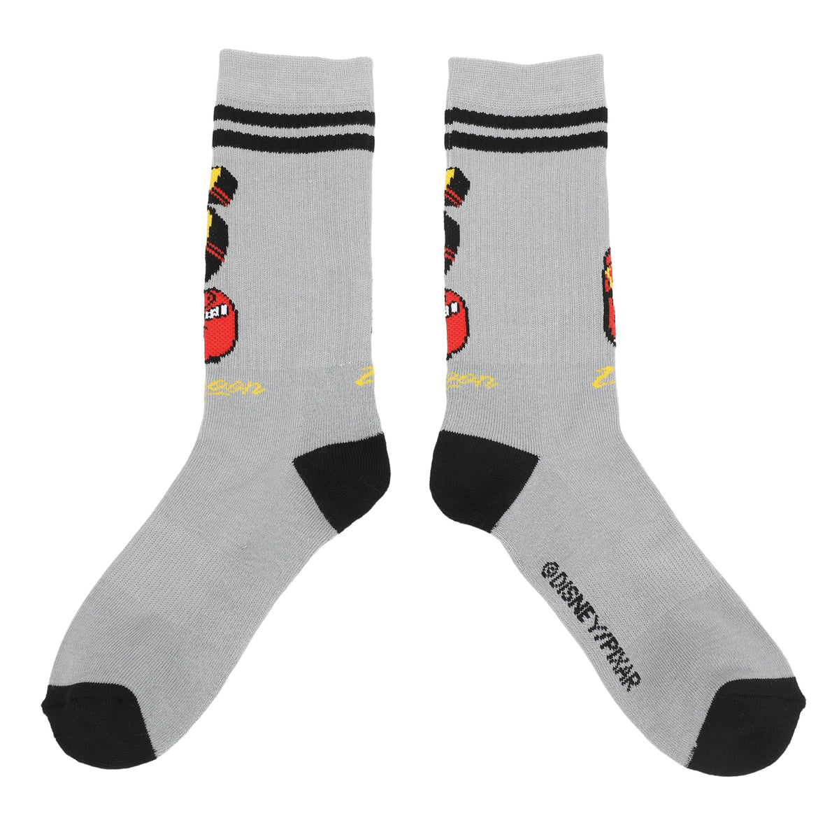 Cars Lightning McQueen Retro Stripe Athletic Crew Socks