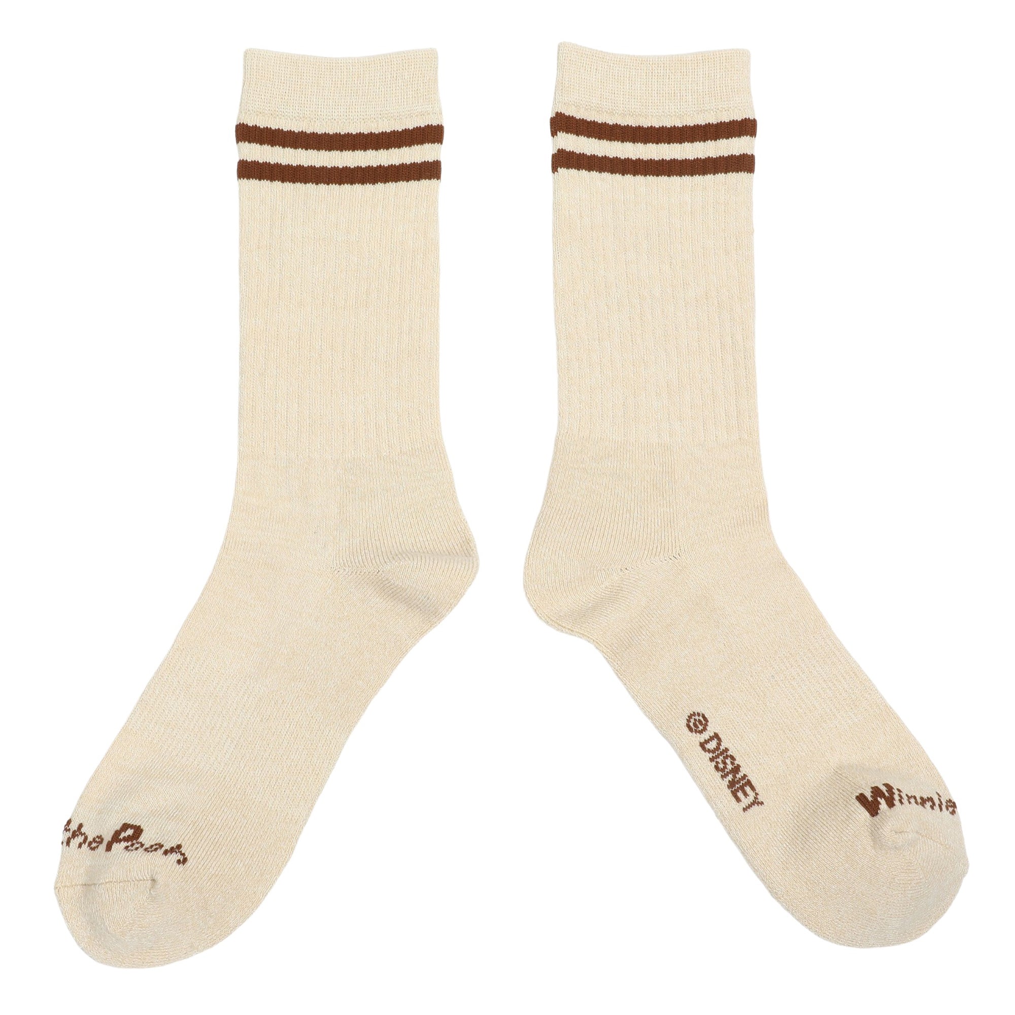 Winnie The Pooh Embroidery Crew Socks For Adult Men