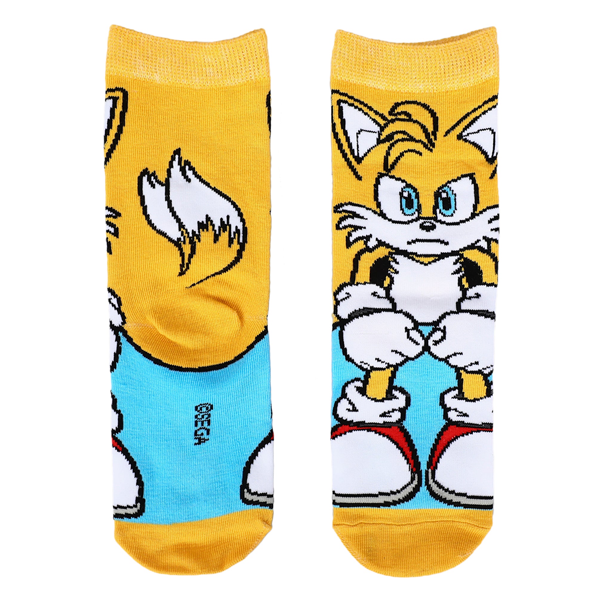 Sonic The Hedgehog Characters Youth 3-Pack 360 Crew Socks