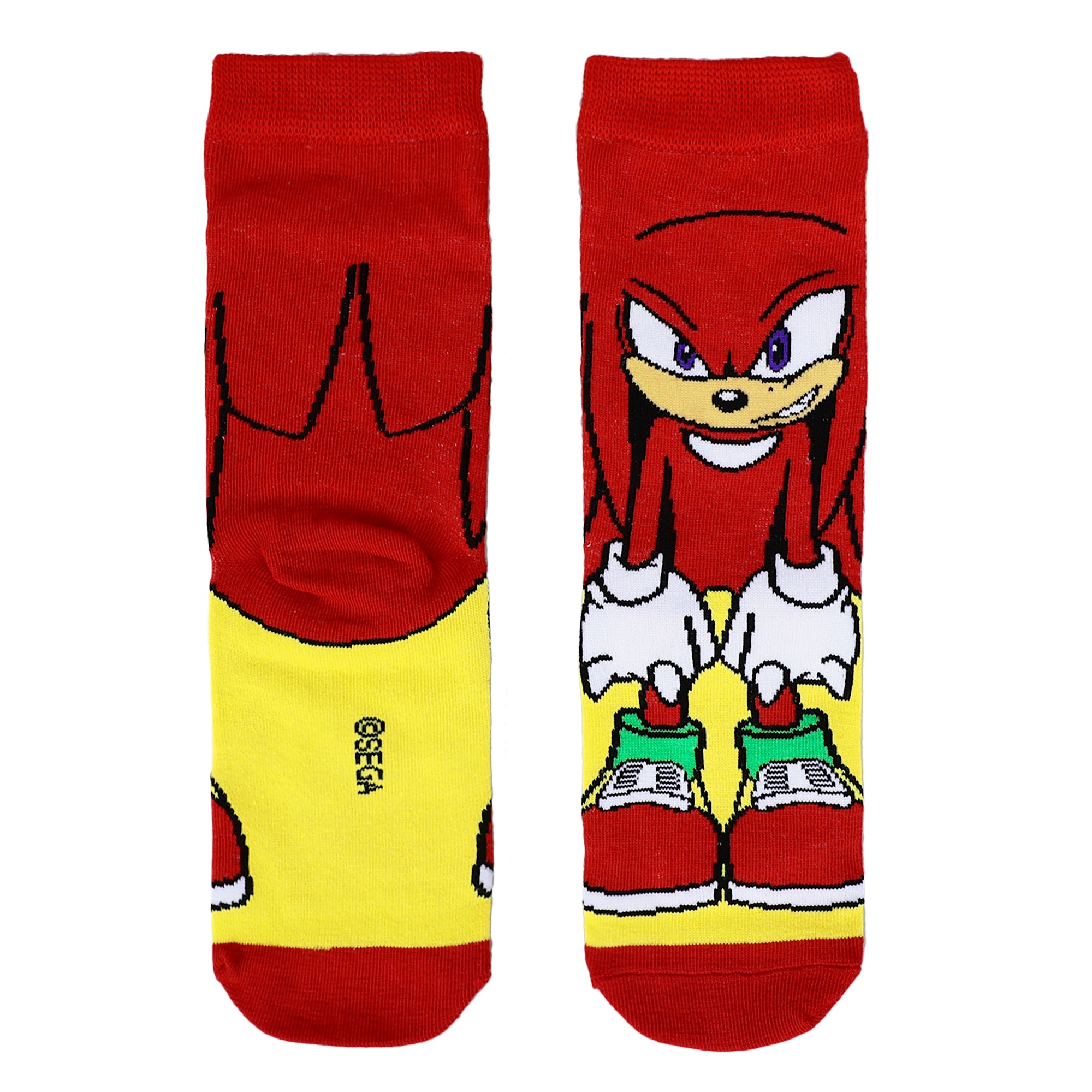 Sonic The Hedgehog Characters Youth 3-Pack 360 Crew Socks