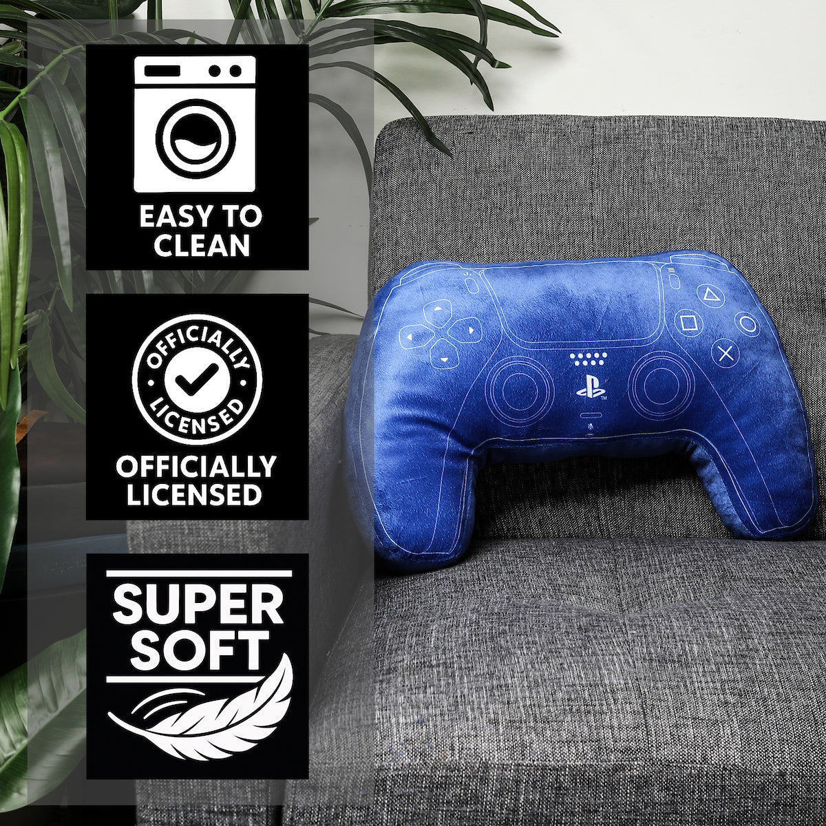 Officially Licensed PlayStation Controller Shaped Cushion Pillow