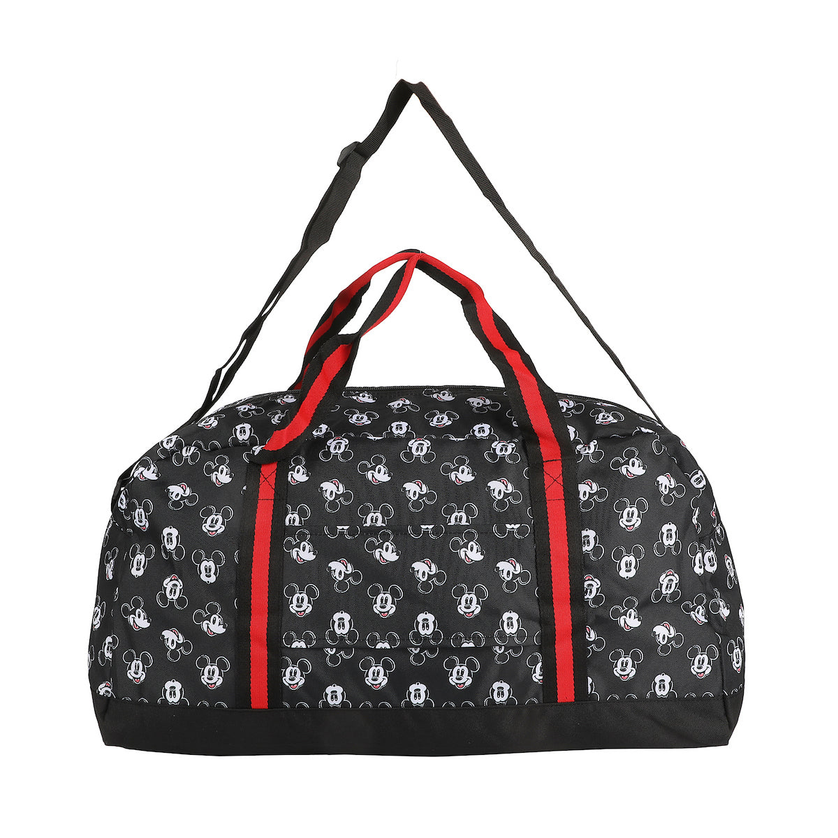 Disney Mickey Mouse Faces All-Over Print Black 21" Packable Duffel