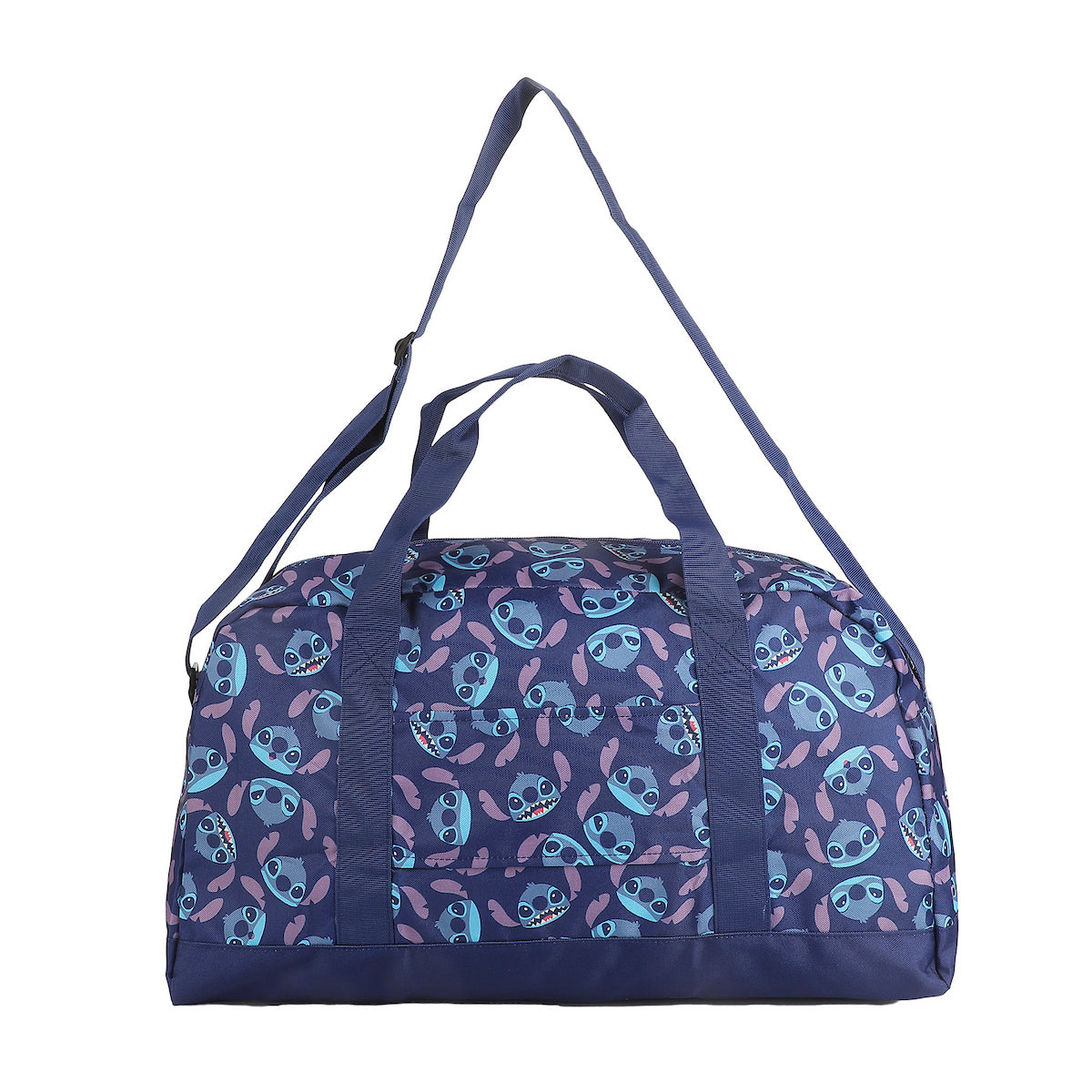 Lilo & Stitch All-Over Stitch Face Print Blue 21" Packable Duffel