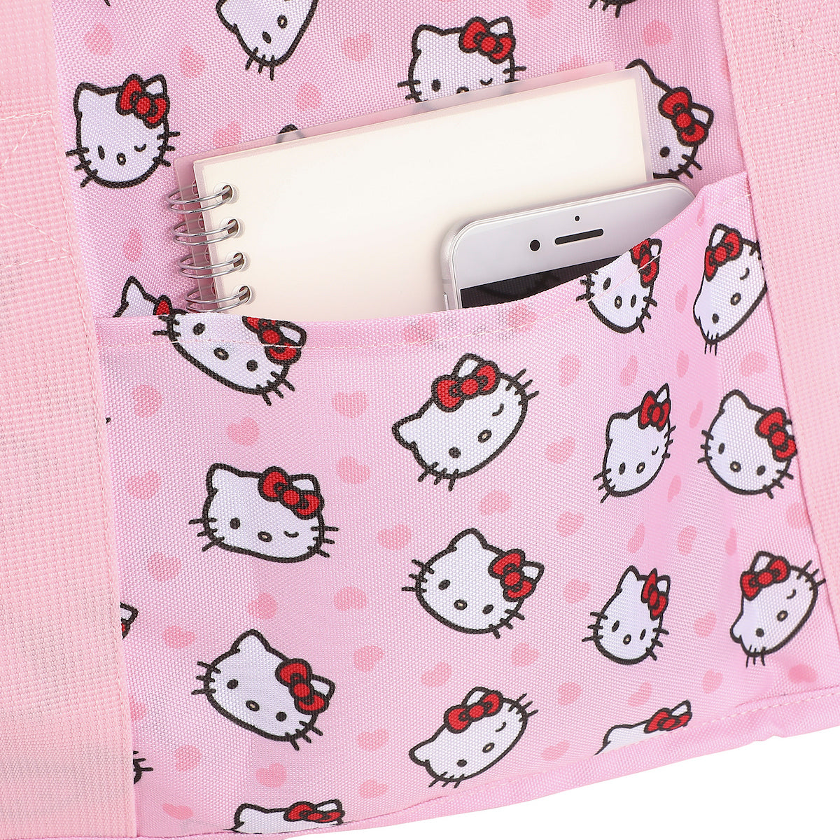Hello Kitty Character Face Pink 21" Packable Duffel