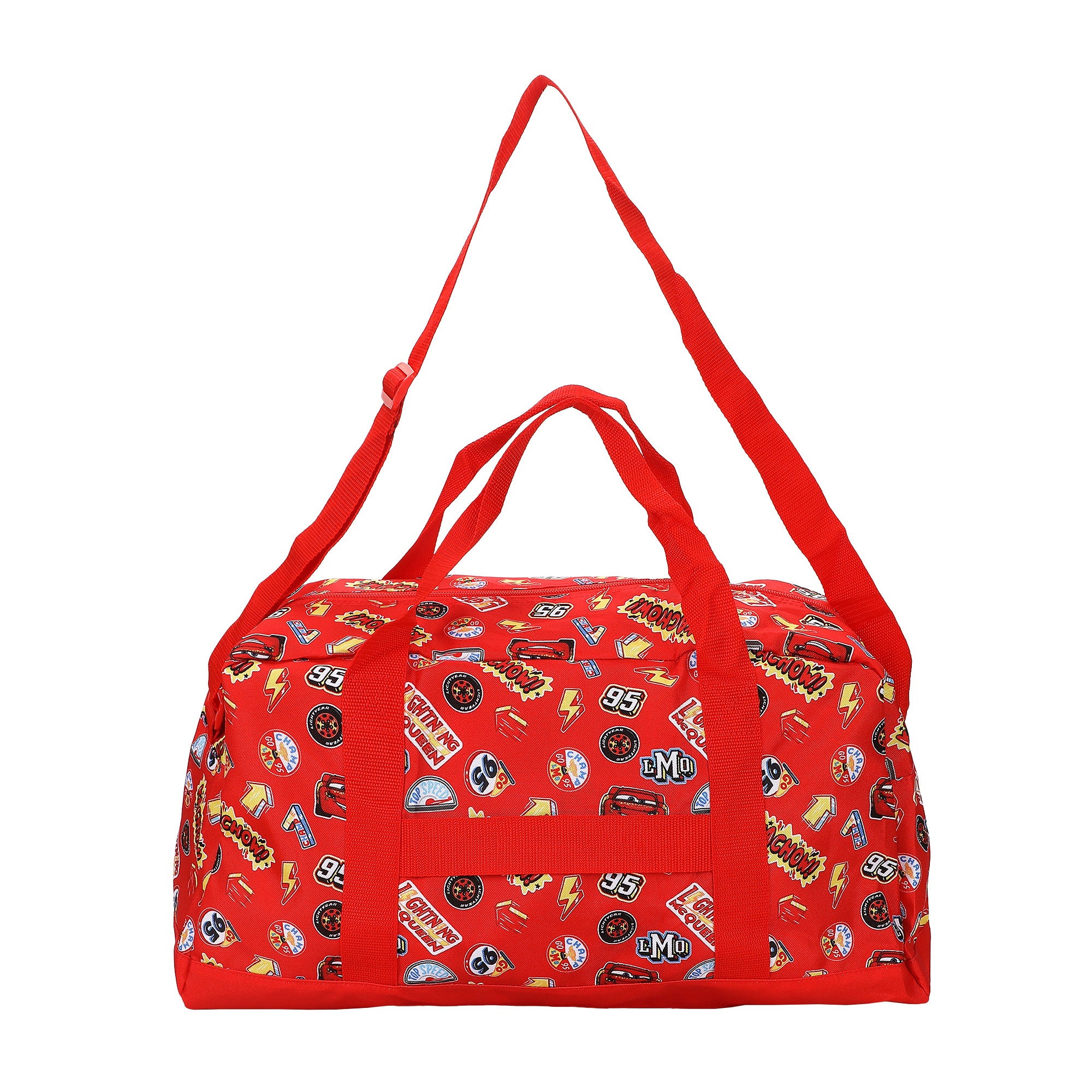 Cars Lightning McQueen AOP Packable Duffle Bag for Travel