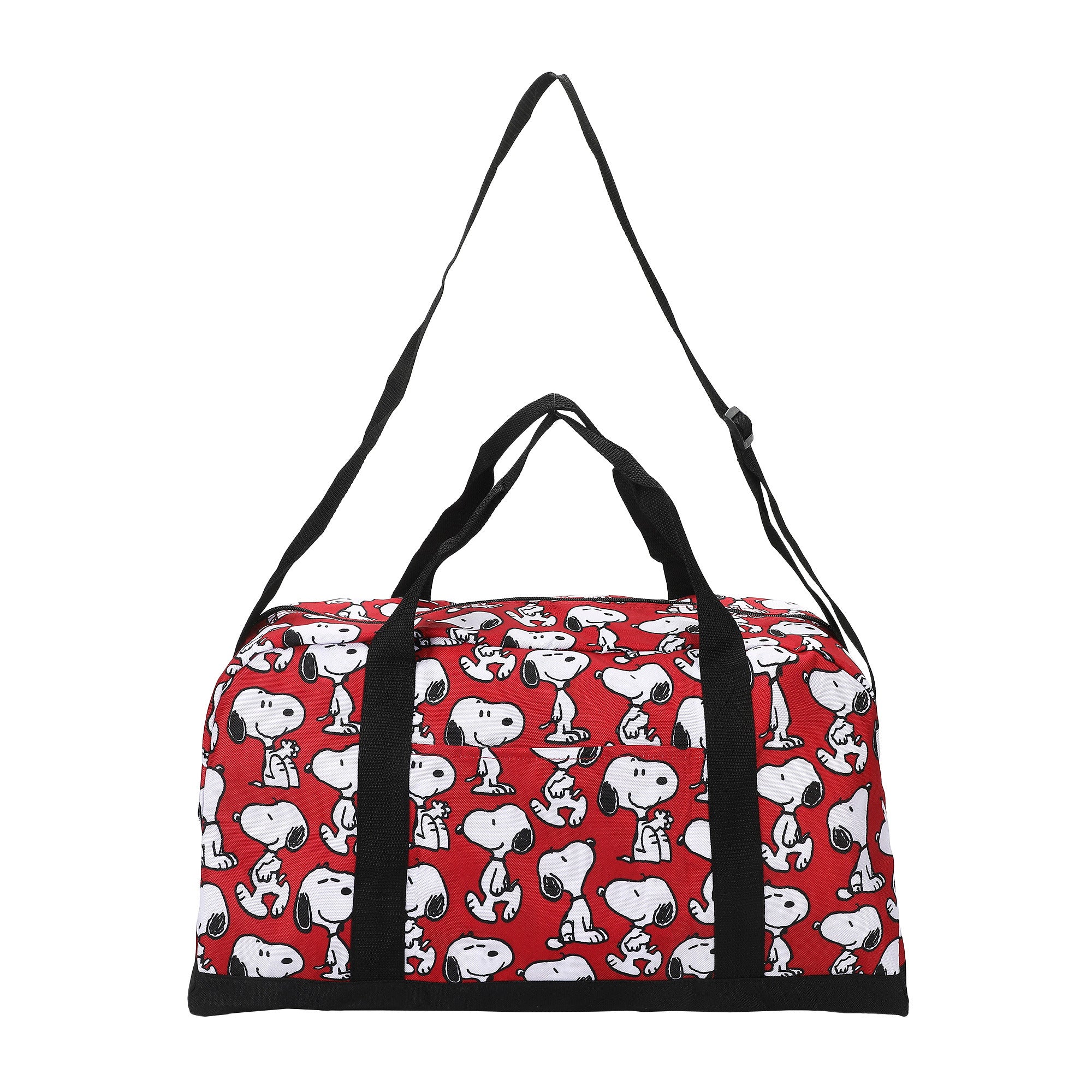 Peanuts Snoopy AOP Red Packable Duffle Bag for Travel