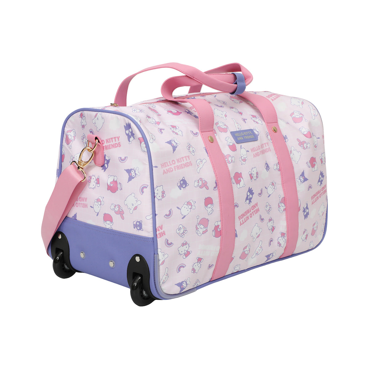 Hello Kitty & Friends Wheeled Duffle Carry-on Luggage