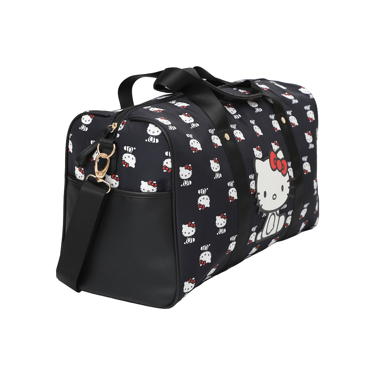 Hello Kitty AOP in Nylon with PU Accents Duffle Bag