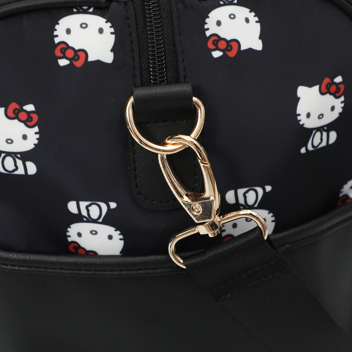 Hello Kitty AOP in Nylon with PU Accents Duffle Bag