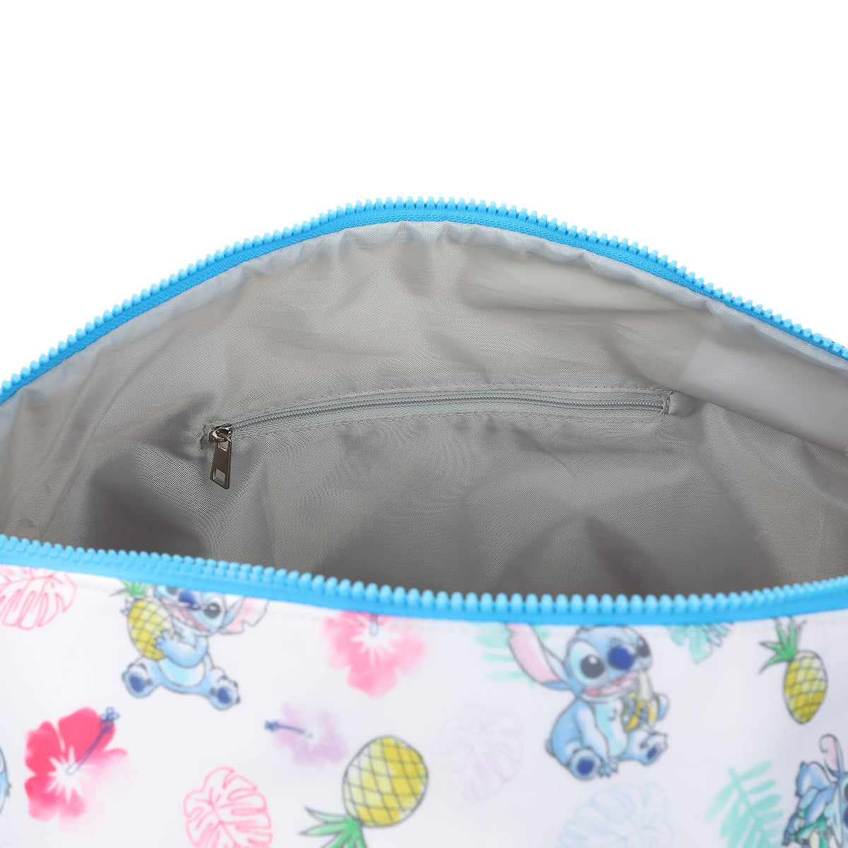 Disney Stitch Tropical Watercolor Print White 18" Duffle Bag