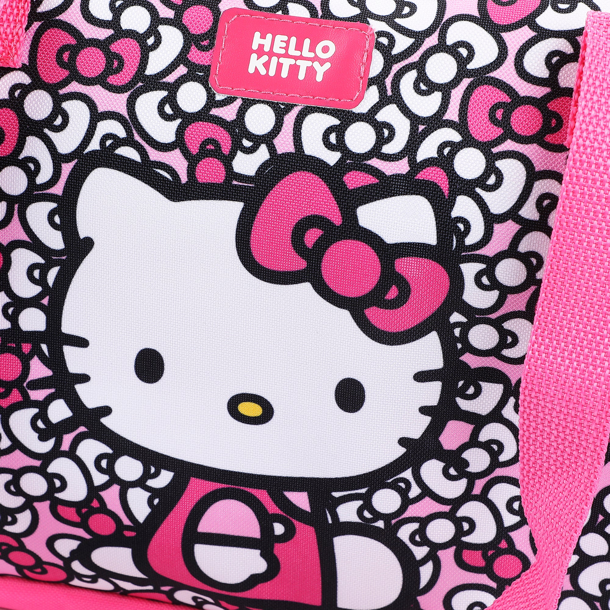 Hello Kitty Bows All-Over Print 5-Piece Duffel Bag Set