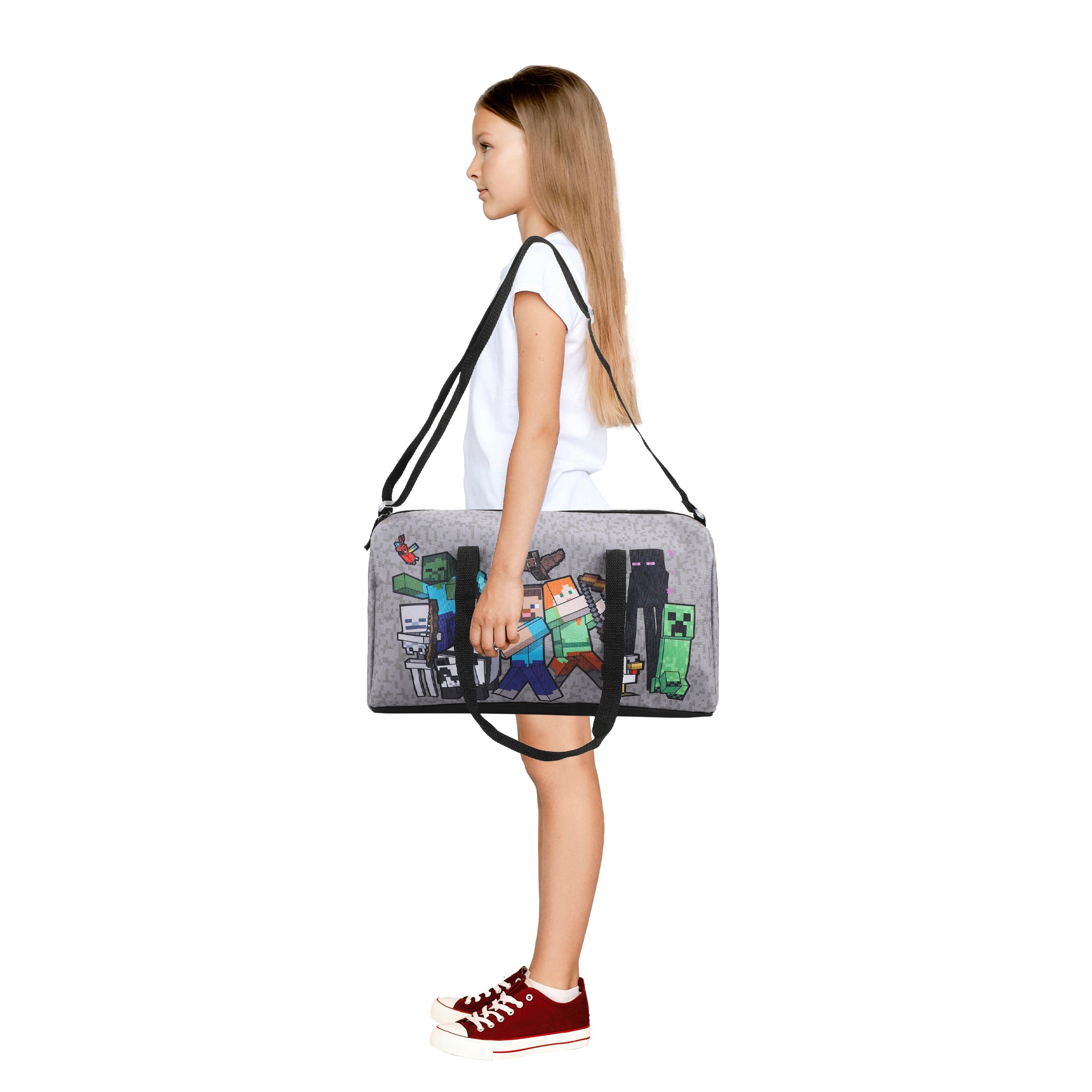 Minecraft Monster Battle 5-Piece Duffel Bag Set