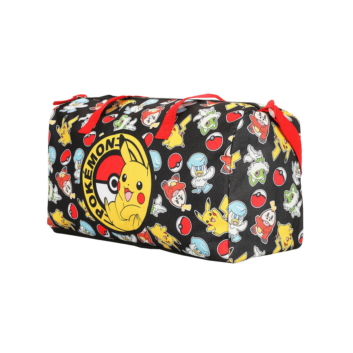 Pokémon Half Poké Ball & Character Print 5-Piece Duffel Bag Set