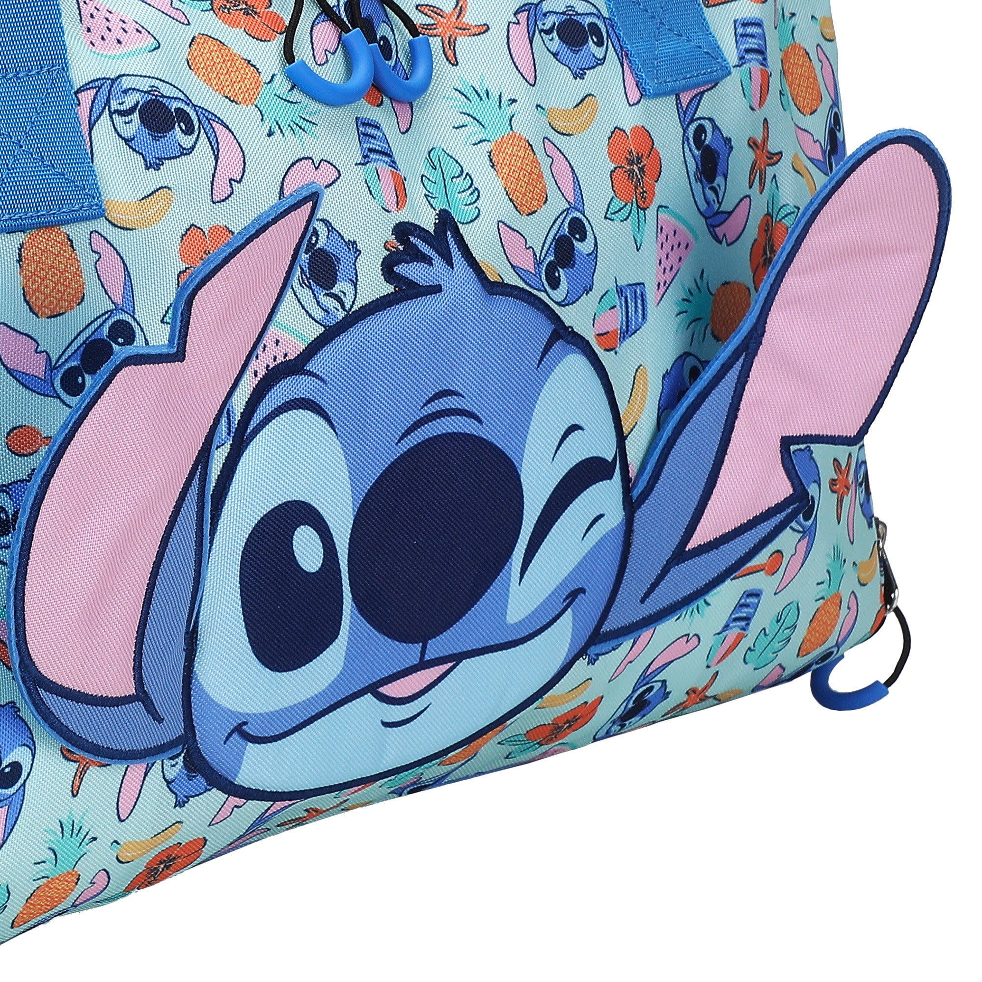 Lilo & Stitch Beach Print Blue 20” Duffel Bag