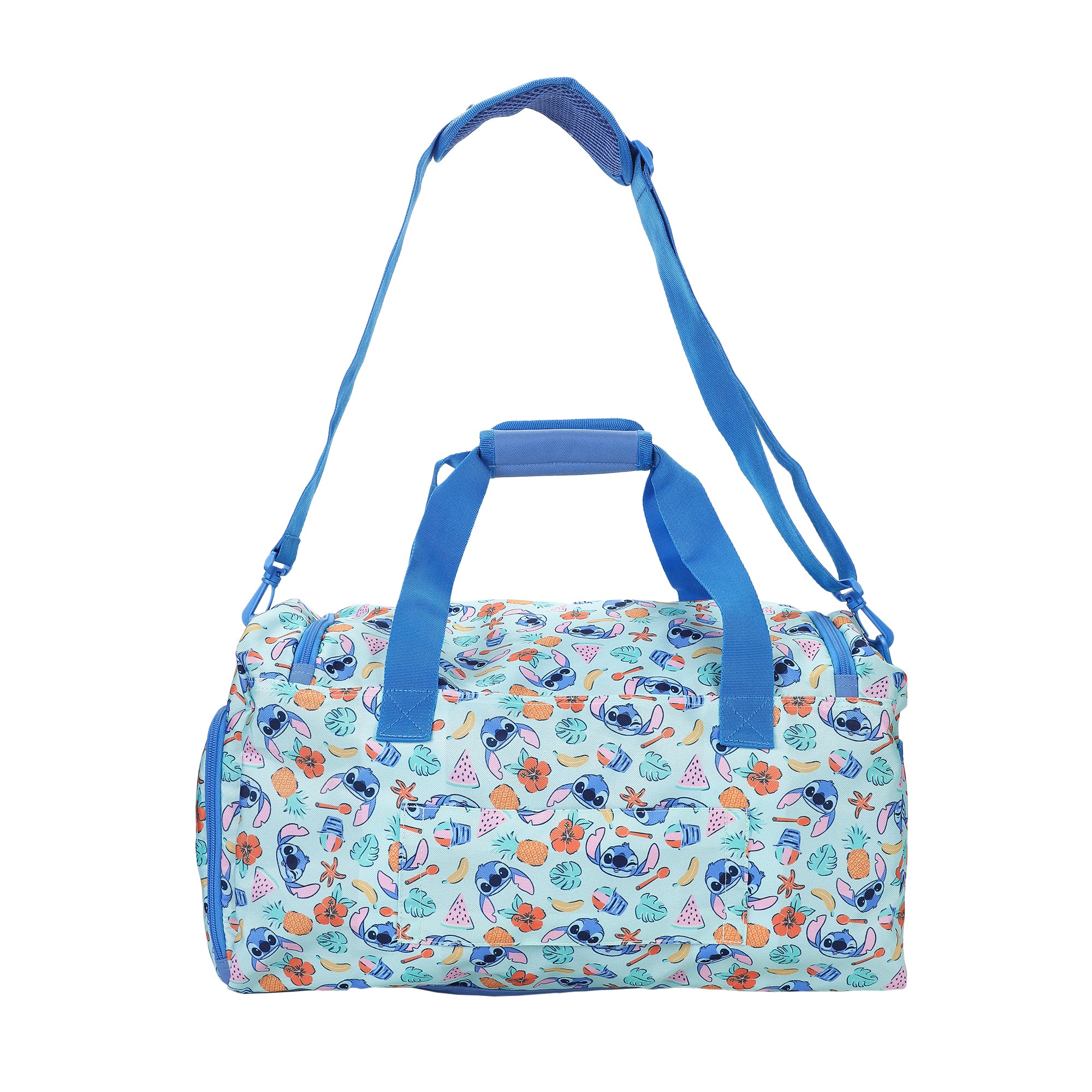 Lilo & Stitch Beach Print Blue 20” Duffel Bag